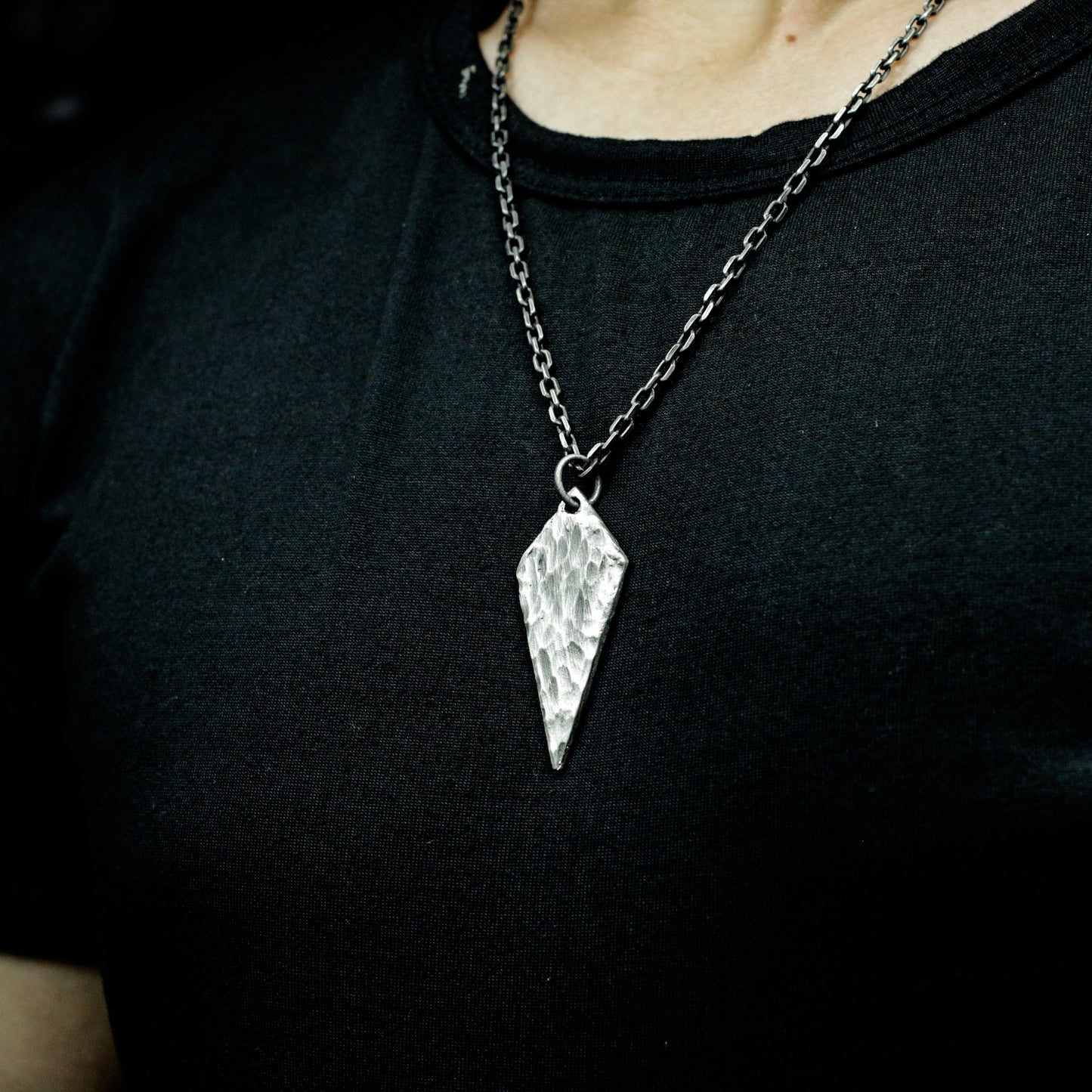Shard of Light Pendant ¨C 925 Sterling Silver Handmade