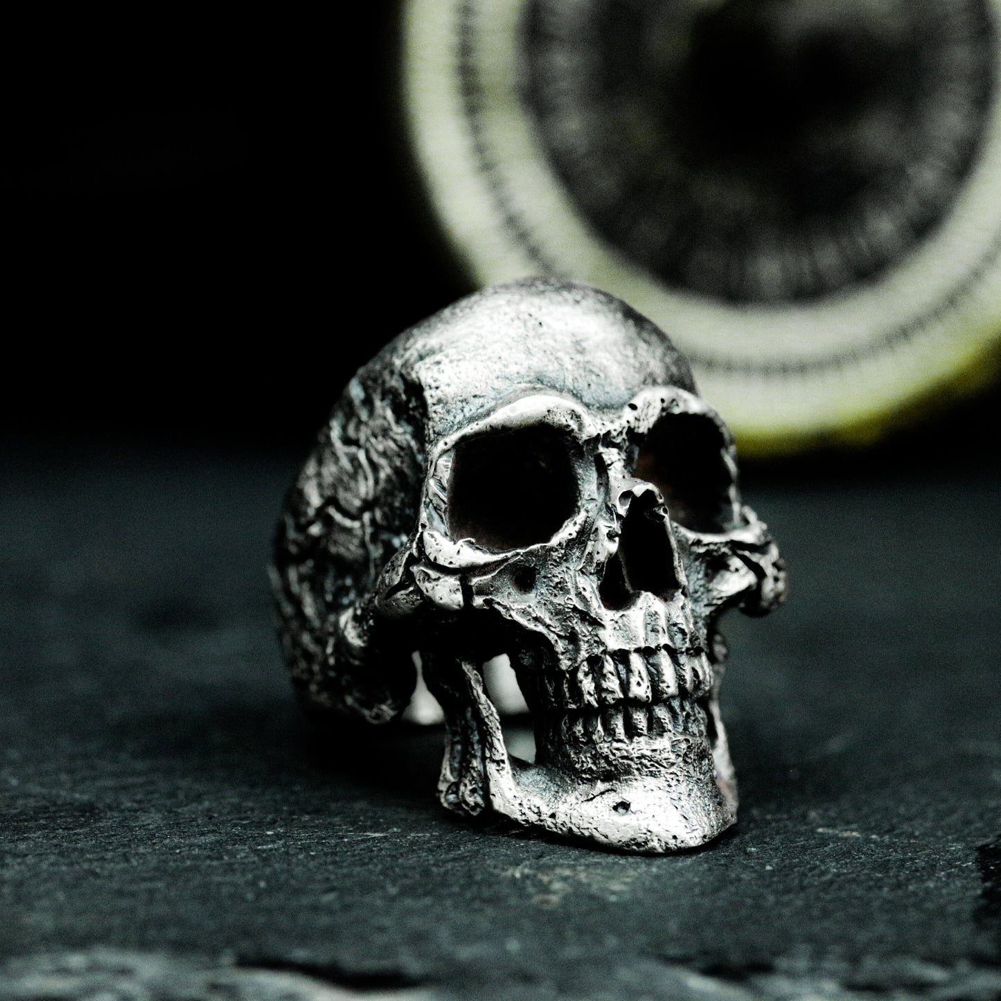 Terminator Skull Ring - 925 Silver Handmade