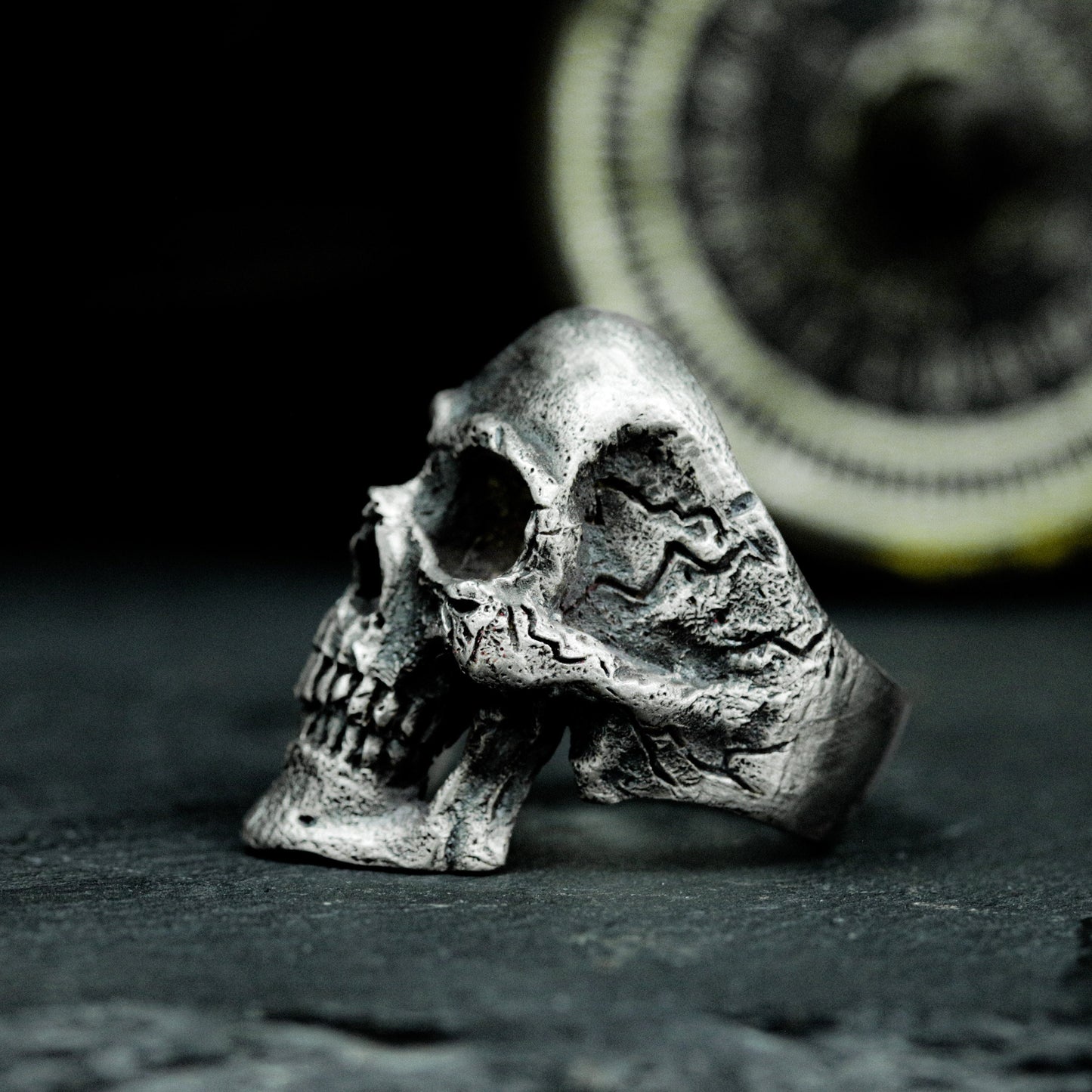Terminator Skull Ring - 925 Silver Handmade