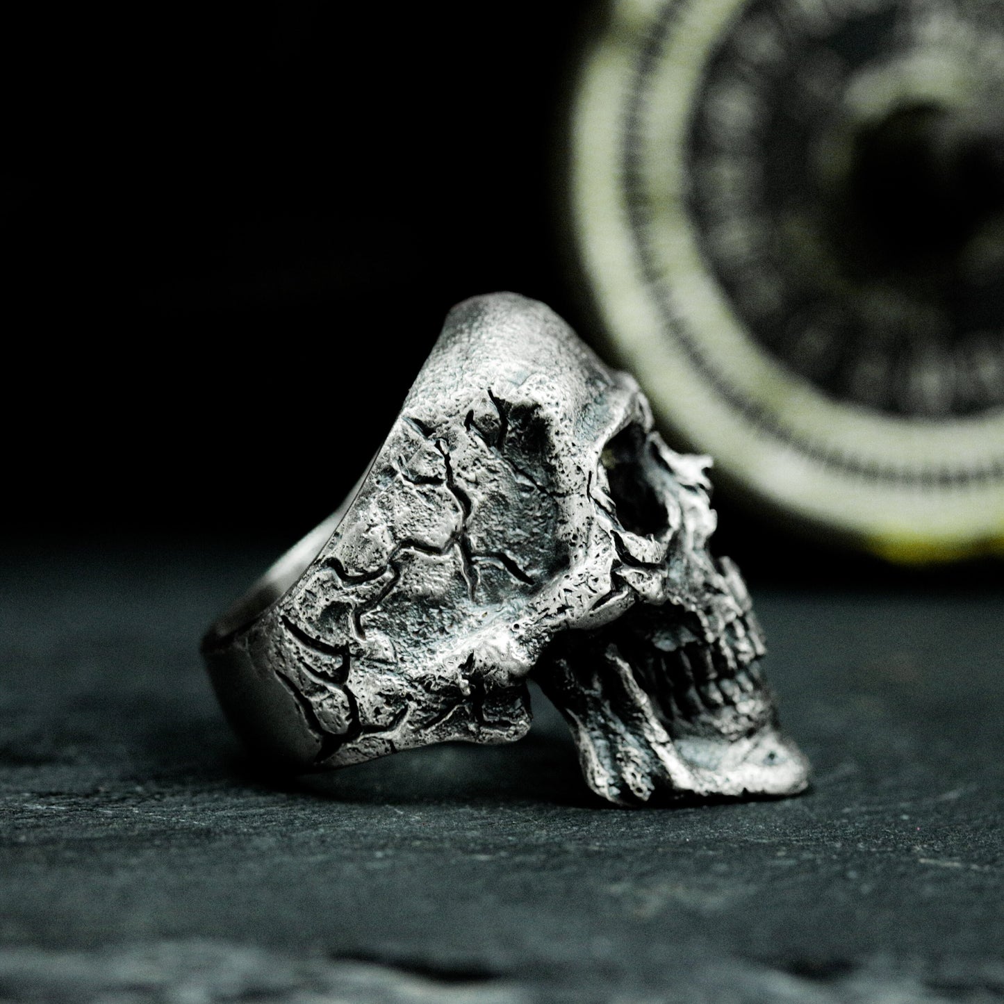 Terminator Skull Ring - 925 Silver Handmade
