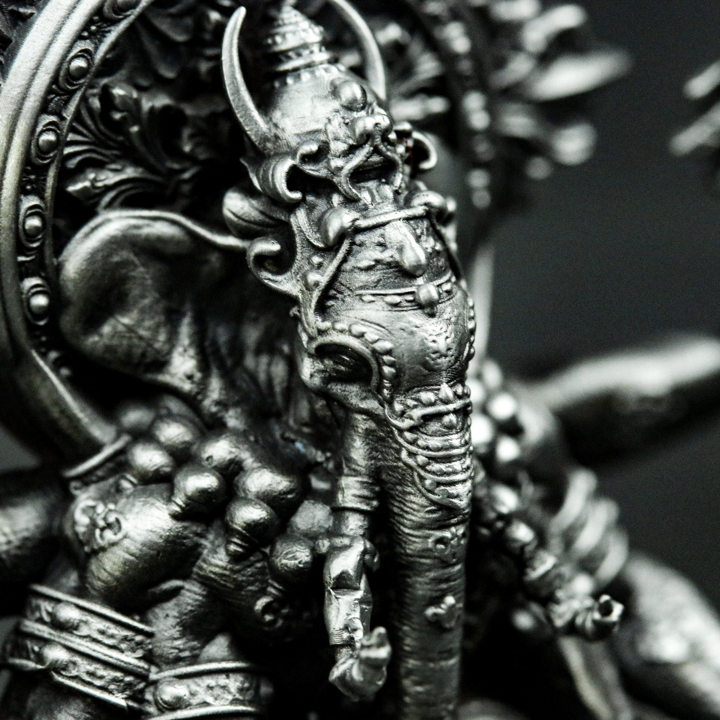 Multi-Armed Deity Pendant ¨C 925 Silver Handmade
