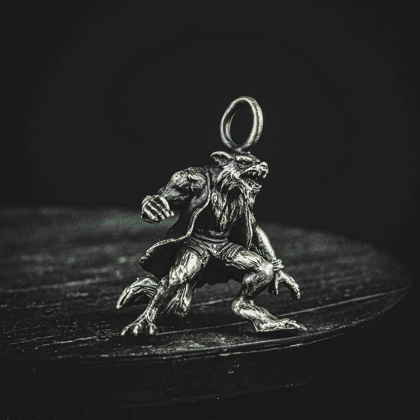 Werewolf Mutant Pendant - 925 Silver Handmade