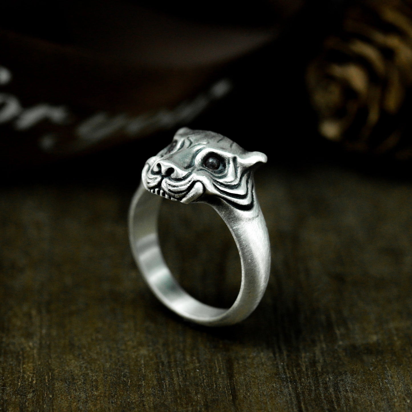 Panther Ring ¨C 925 Silver Handmade