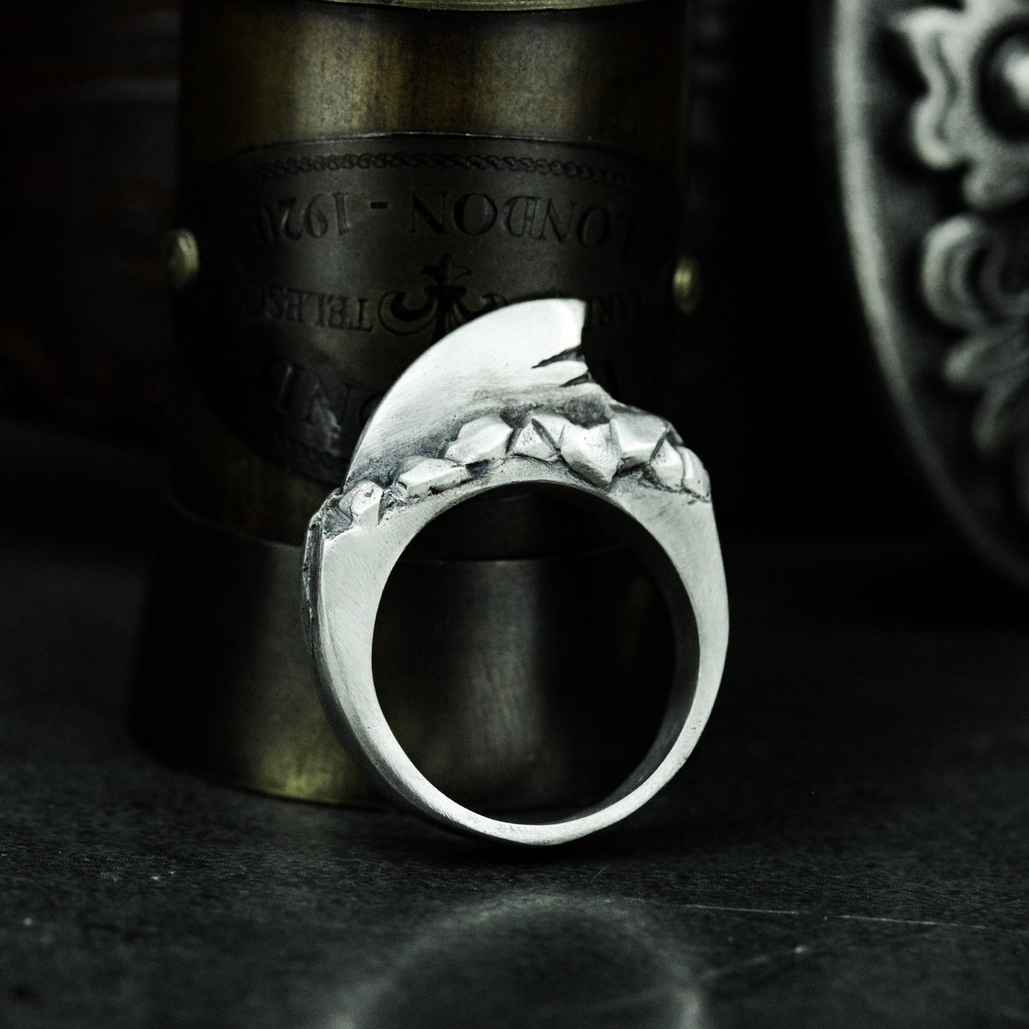 Shark Fin Ring - 925 Silver Handmade