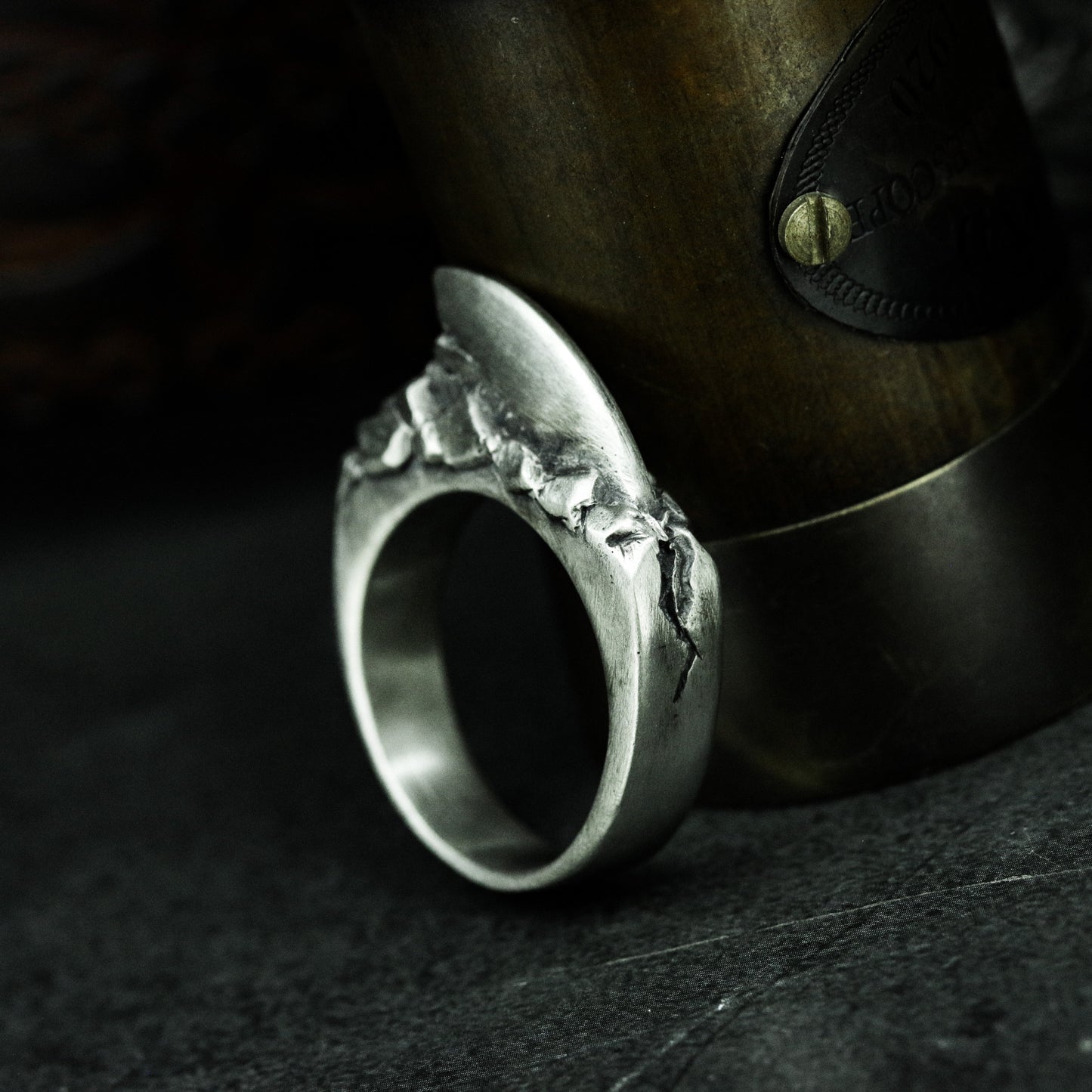Shark Fin Ring - 925 Silver Handmade