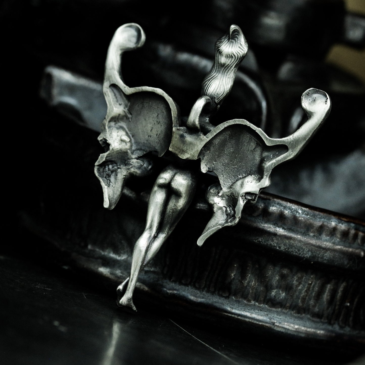 Winged Goddess Pendant - 925 Silver Handmade