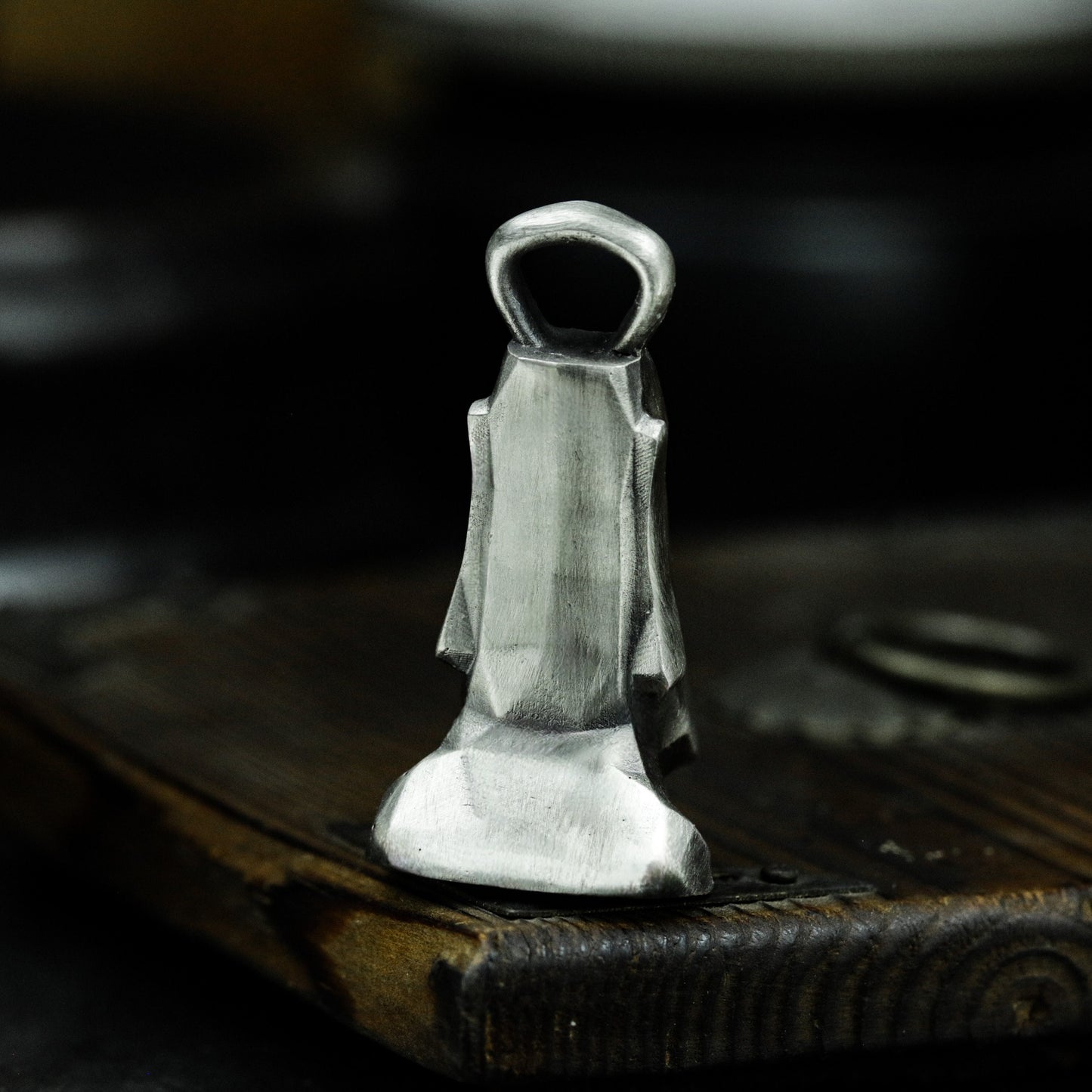 Moai Totem Pendant ¨C 925 Sterling Silver Handmade