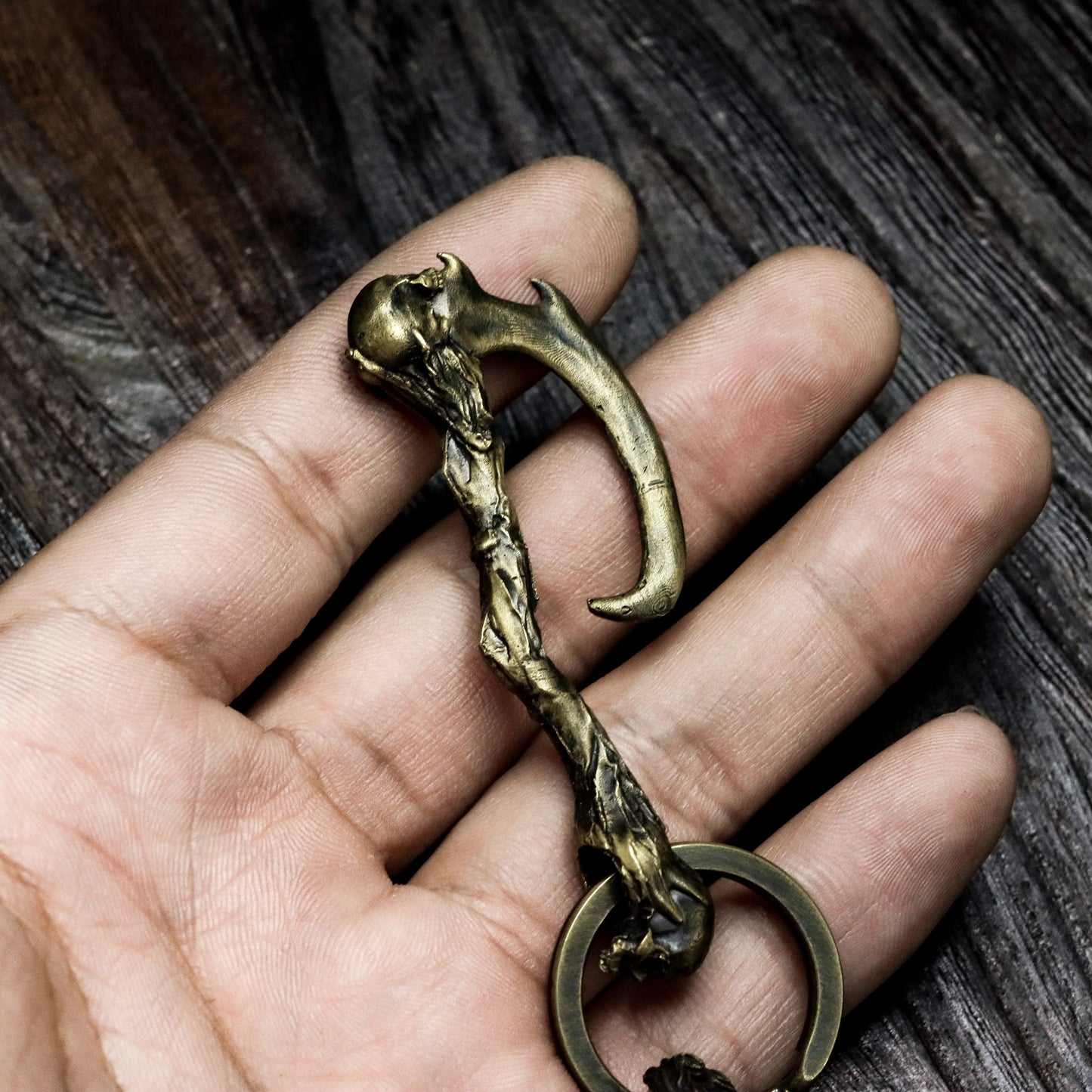 Bone Hook Pendant ¨C Handmade 925 Silver Skeletal Claw Necklace