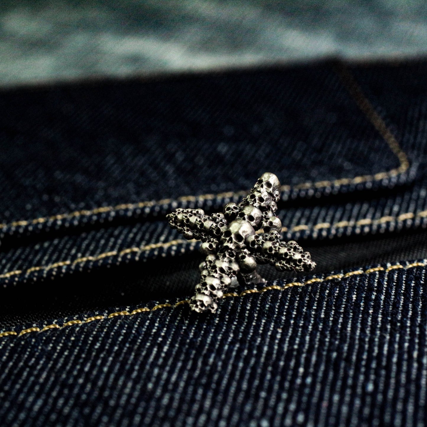Skull Cross Cufflinks, 925 Silver Handmade