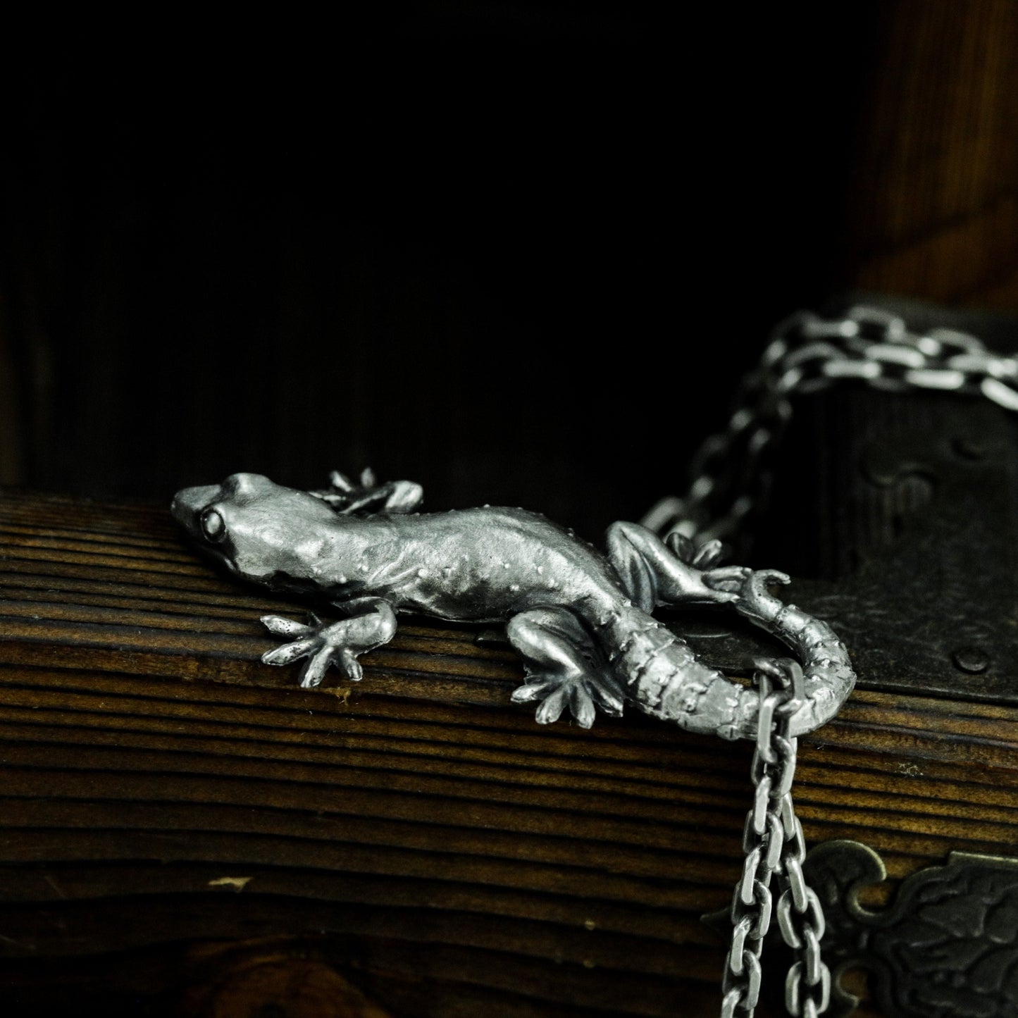 Lizard Pendant ¨C 925 Silver Handmade