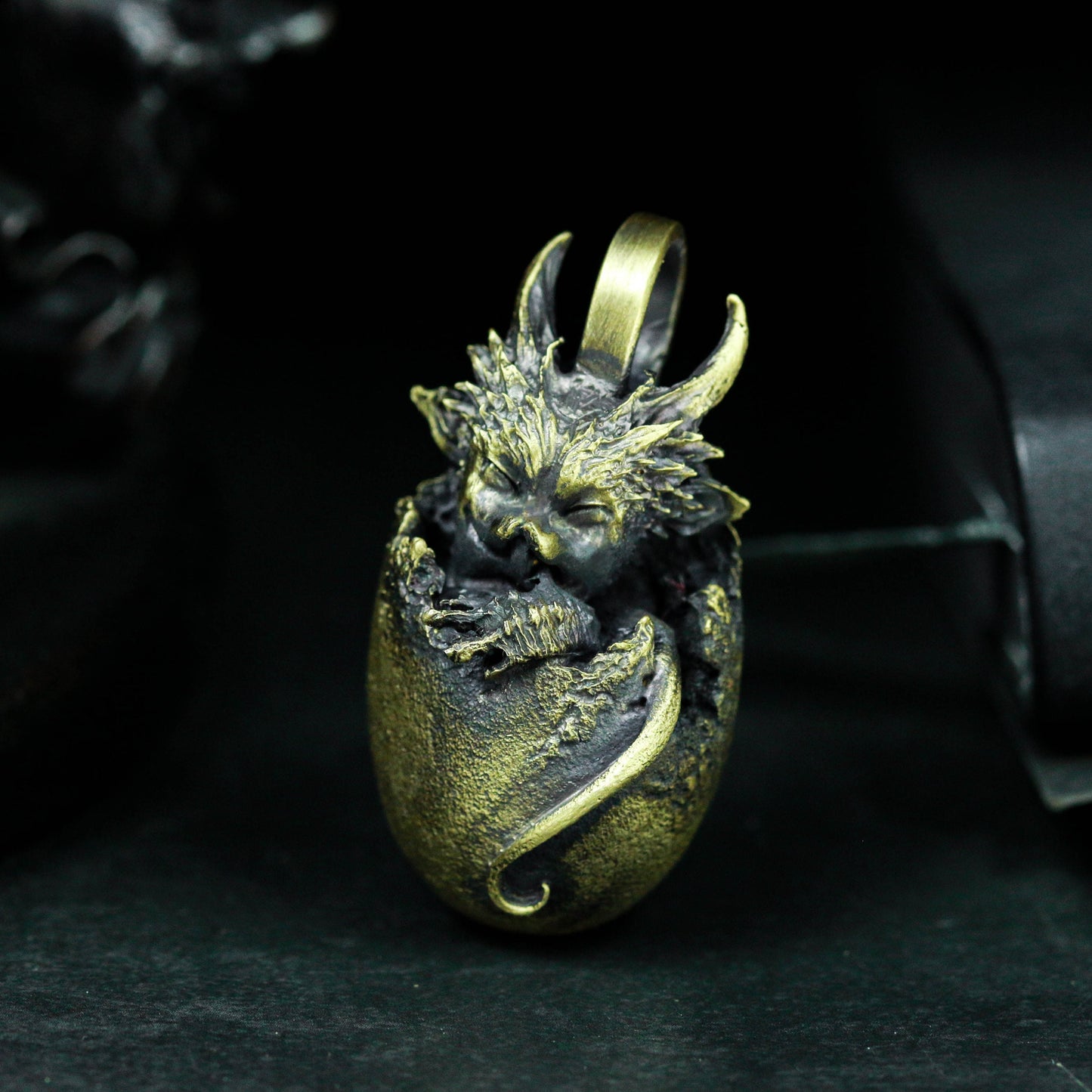 Dragon Egg Pendant ¨C 925 Sterling Silver Handmade