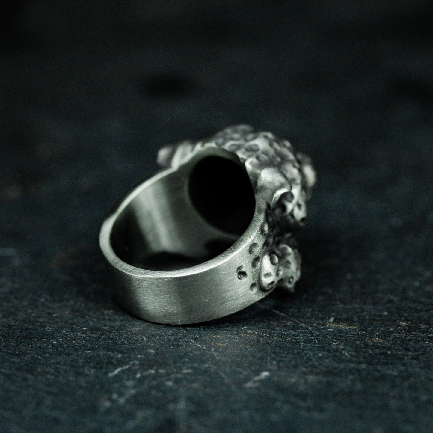 Leopard Head Ring ¨C Handmade 925 Silver Roaring Jungle Beast Band