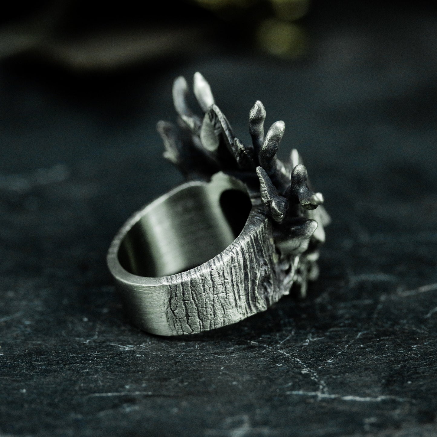 Wizard Mask Skull Ring - 925 Silver Handmade