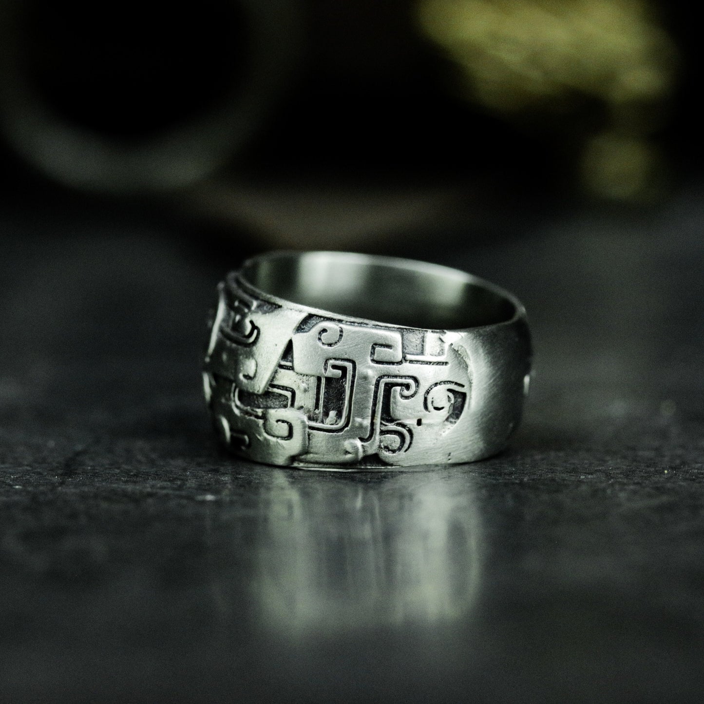 Guardian Beast Ring - 925 Silver Handmade Chinese Totem