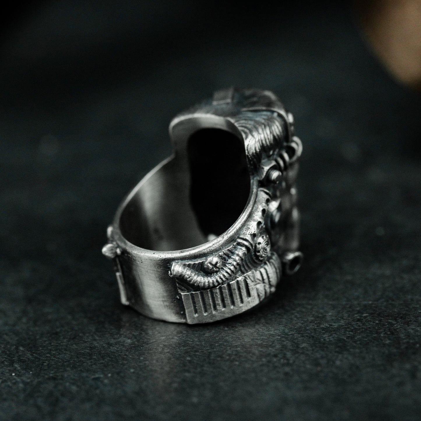 Frankenstein Ring ¨C 925 Silver Handmade