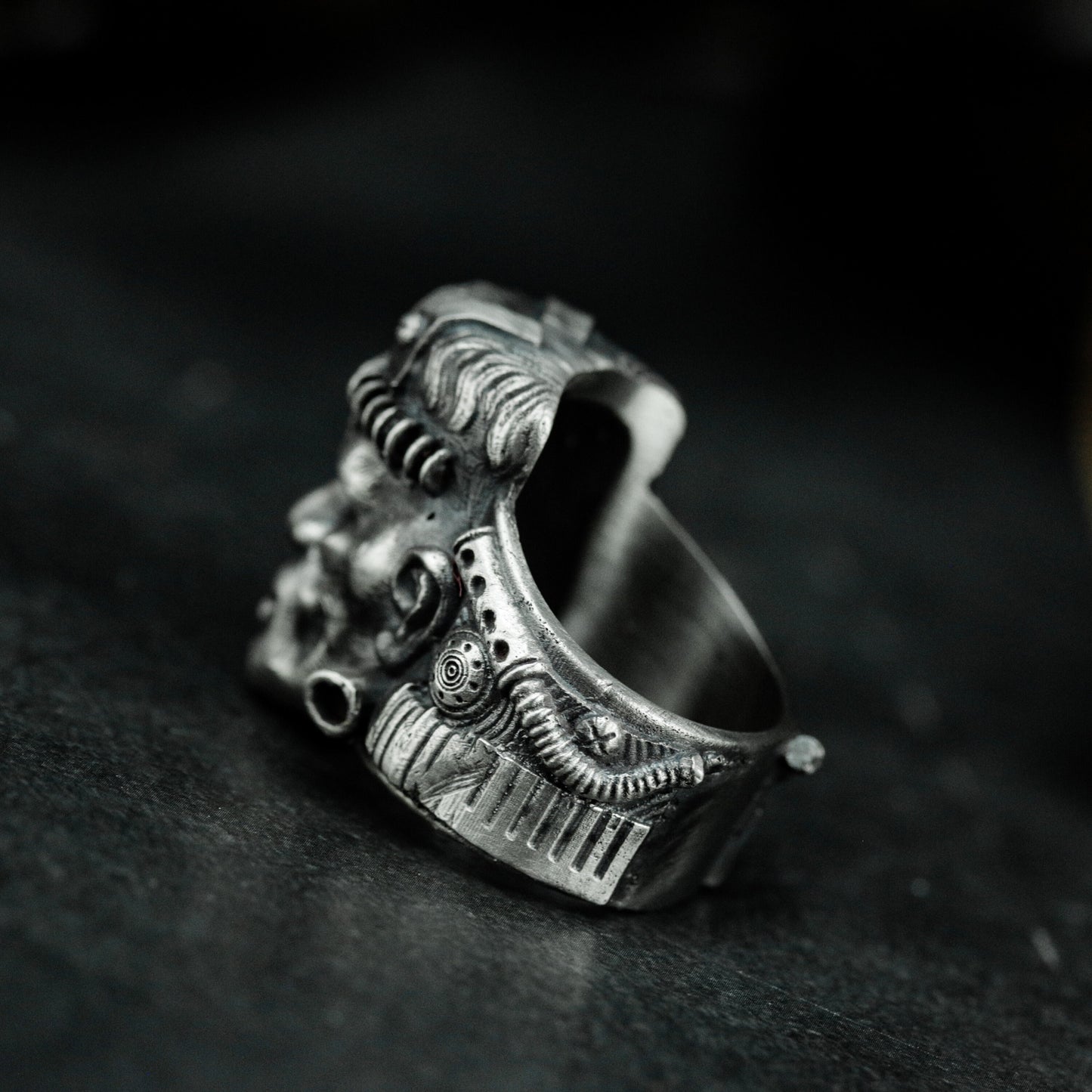 Frankenstein Ring ¨C 925 Silver Handmade