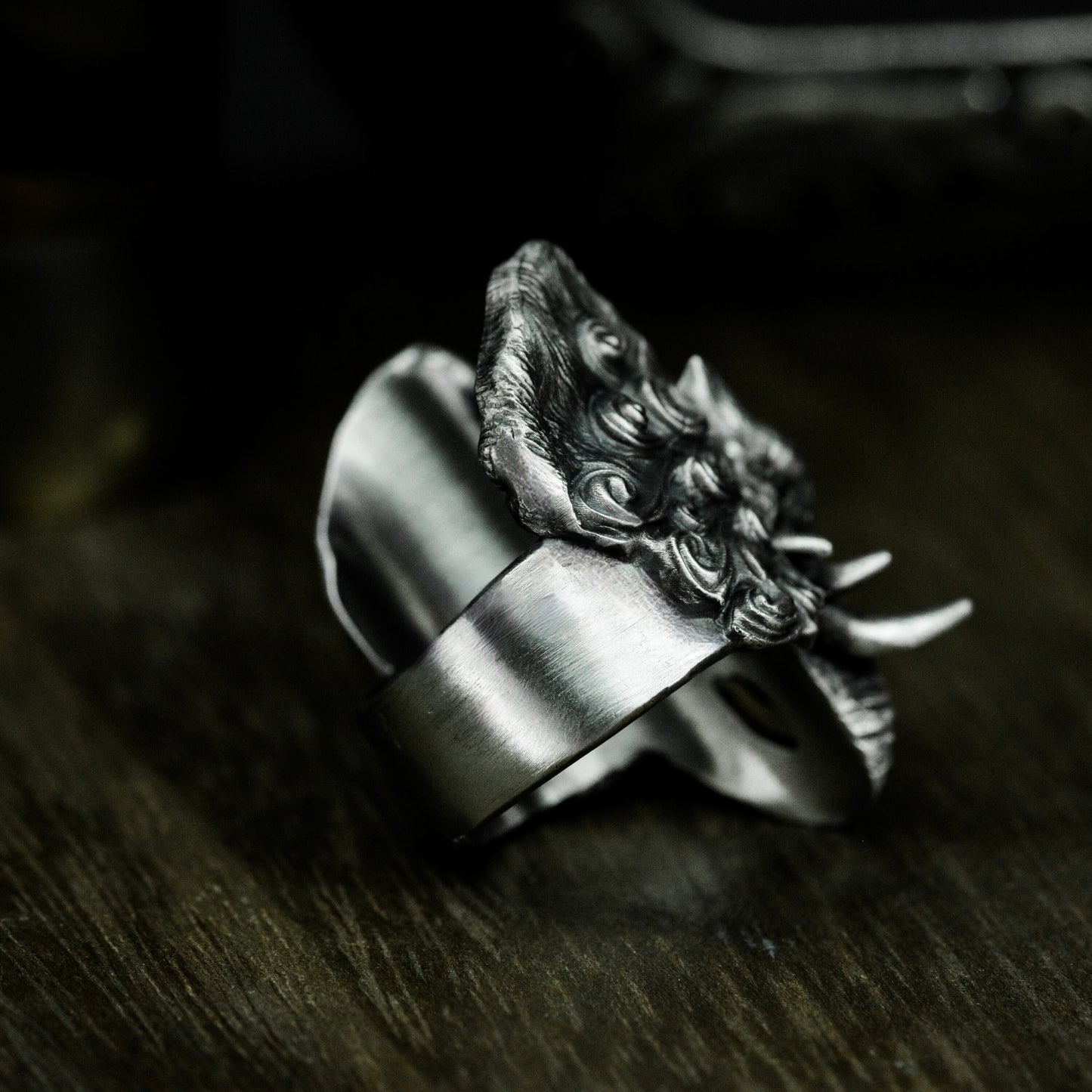 Elephant Demon Ring ¨C 925 Silver Handmade