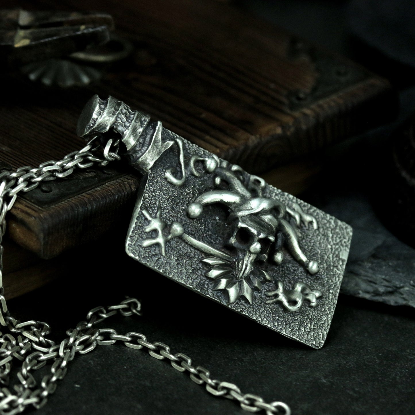 Playing Cards Pendant ¨C 925 Silver Handmade