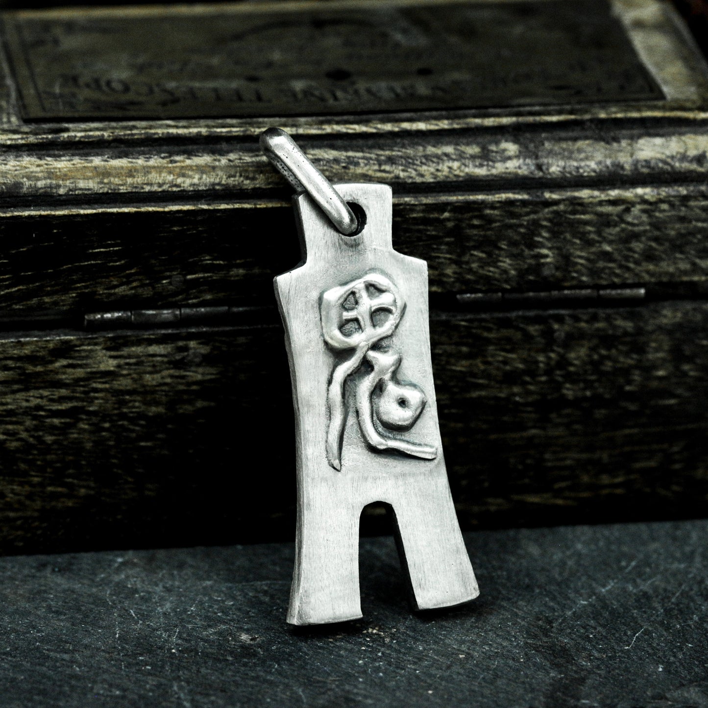 Warring States Coin Pendant - 925 Silver Handmade