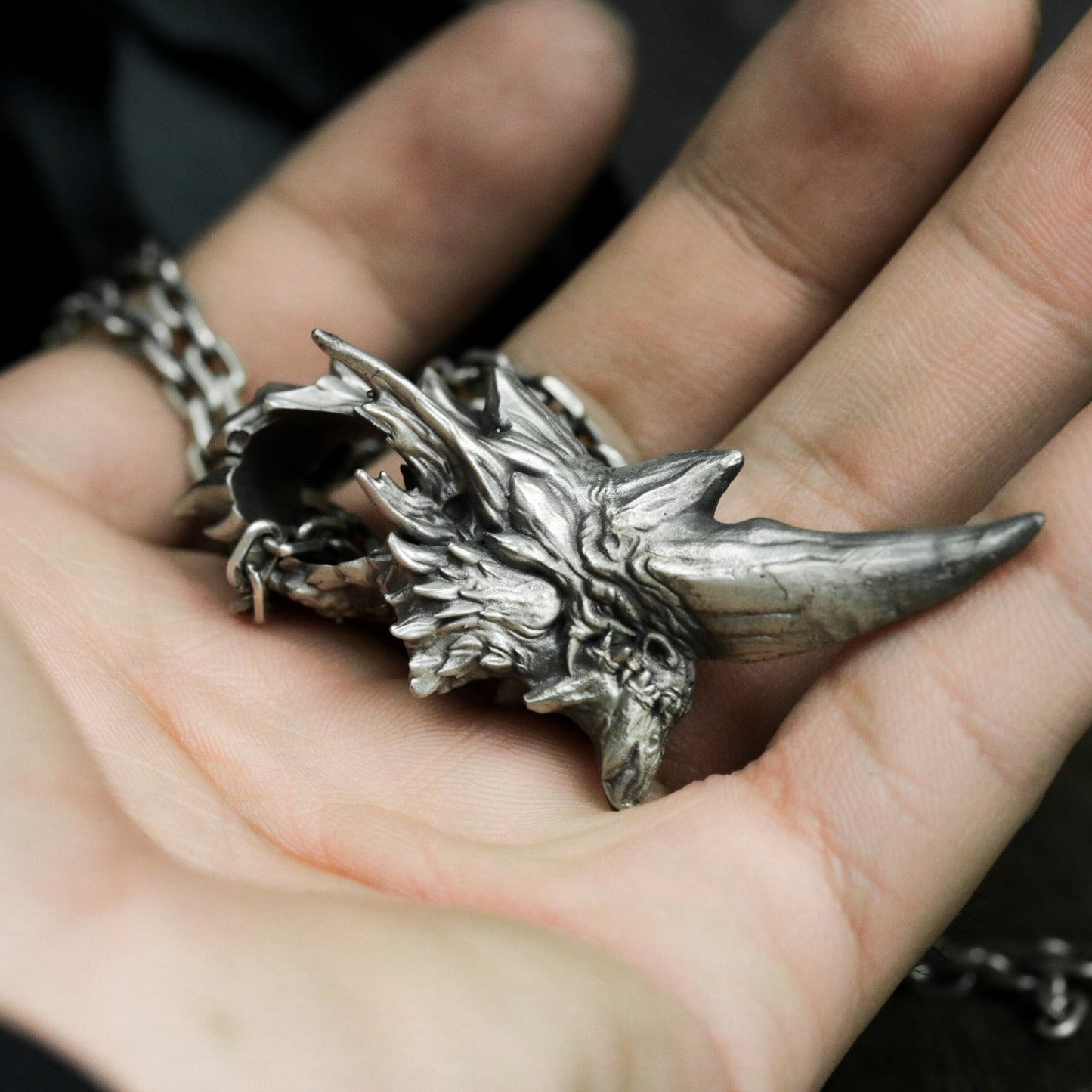 Unicorn Dragon Necklace - 925 Silver Handmade