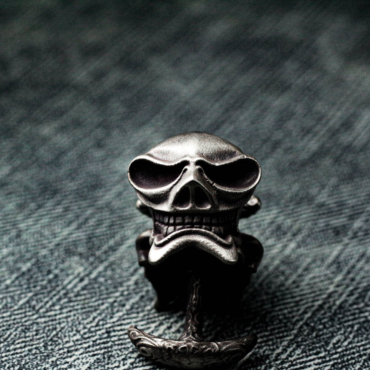 Victorian Skull Steampunk Cufflinks - 925 Sterling Silver Handmade