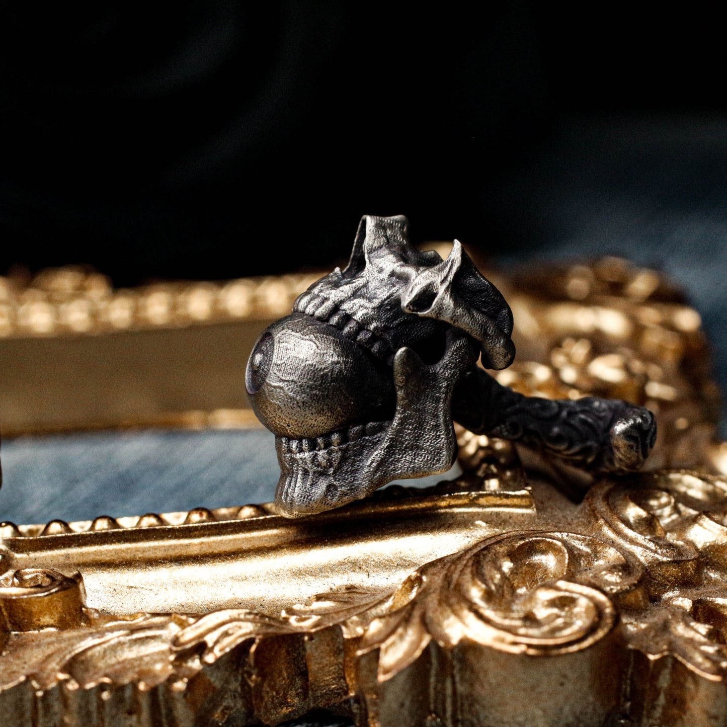 Demon Skull - evil eye Cufflinks - 925 Silver Handmade