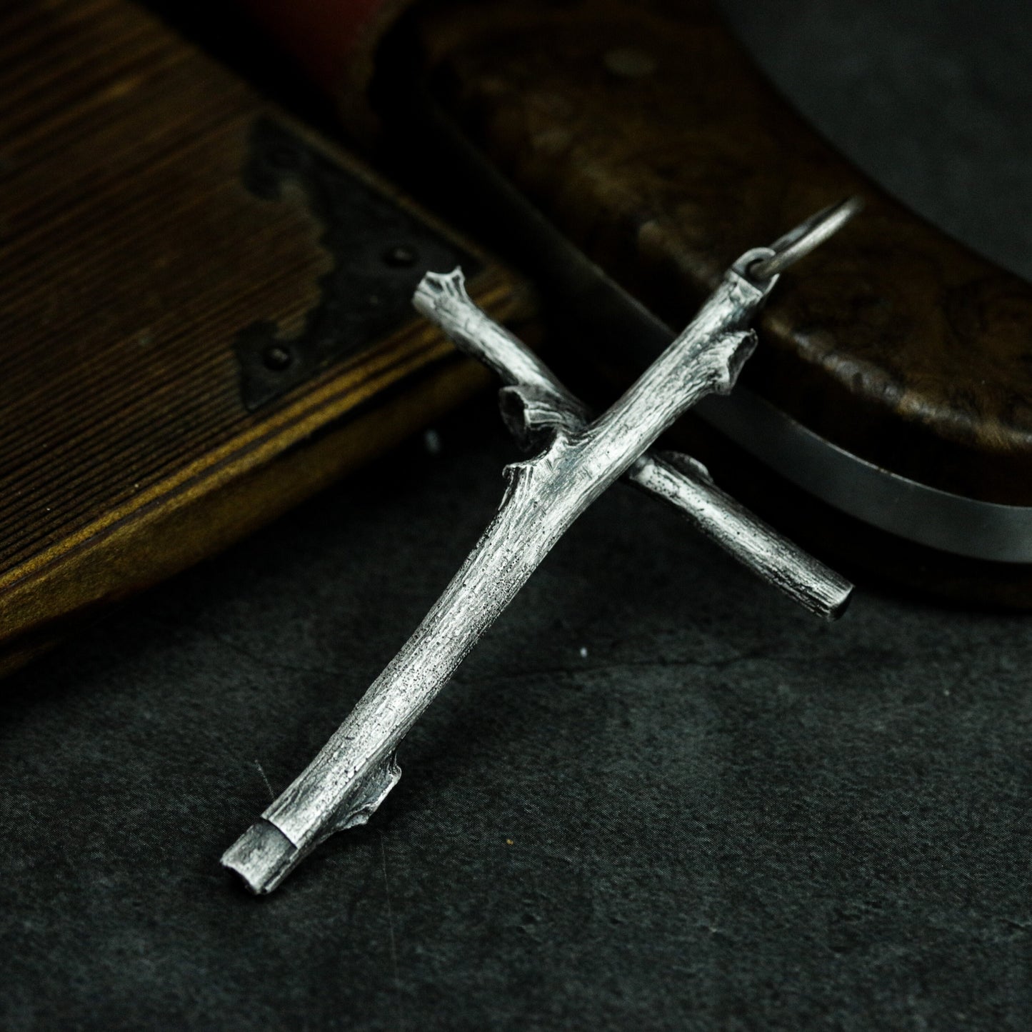 Tree Cross Design Pendant - 925 Silver Handmade