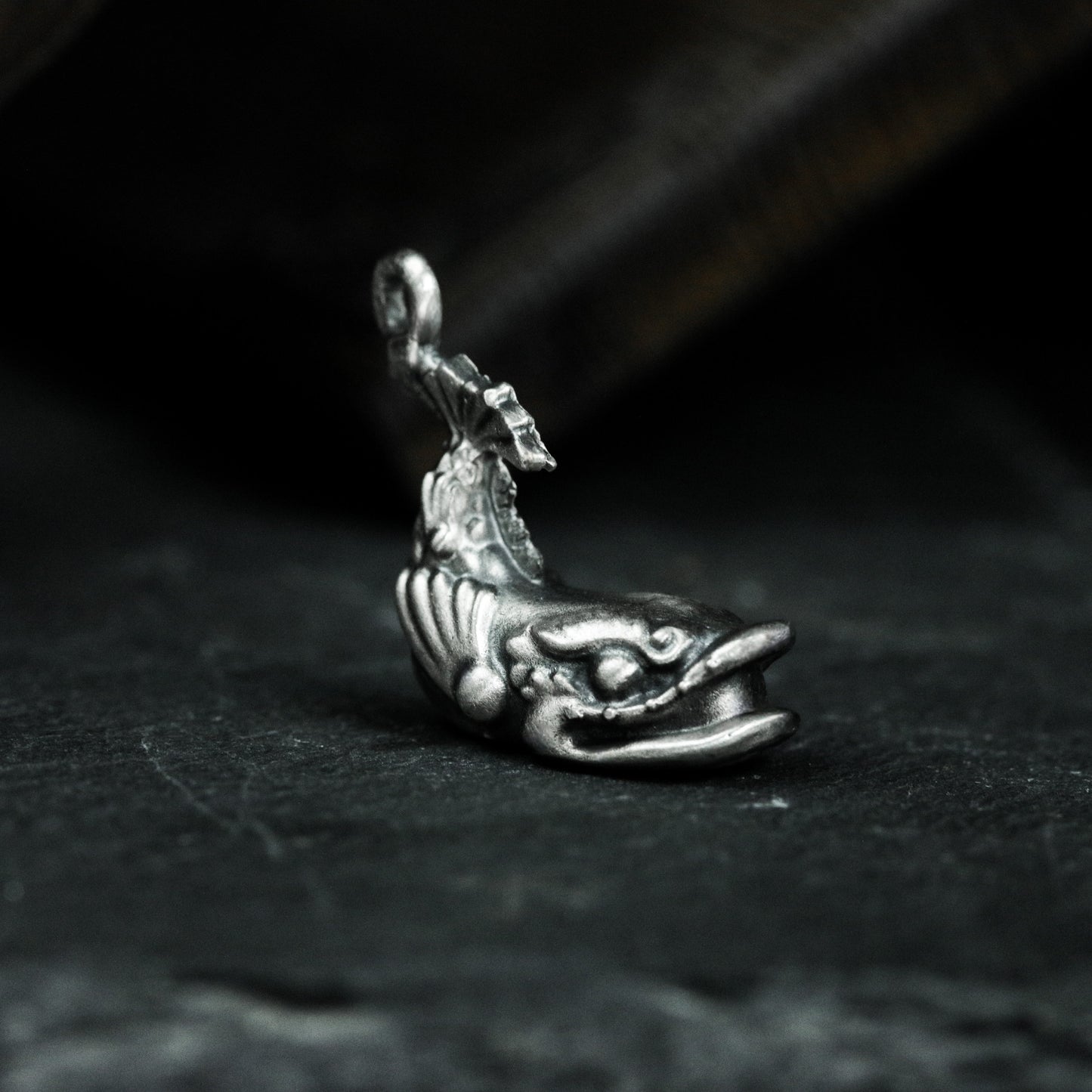 Blue Whale Pendant ¨C Handmade 925 Silver Ocean Animal Necklace