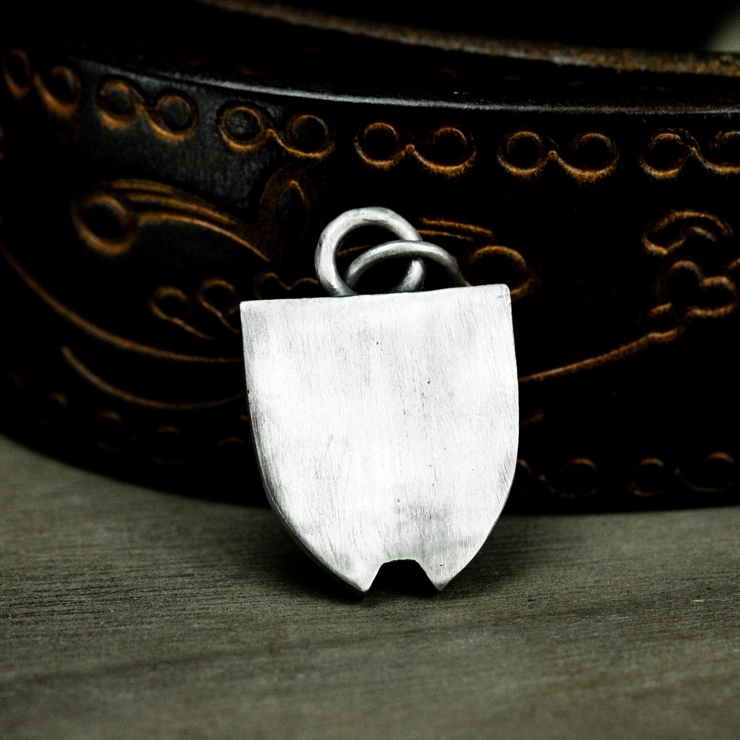 Wolf Tag Pendant - 925 Silver Handmade