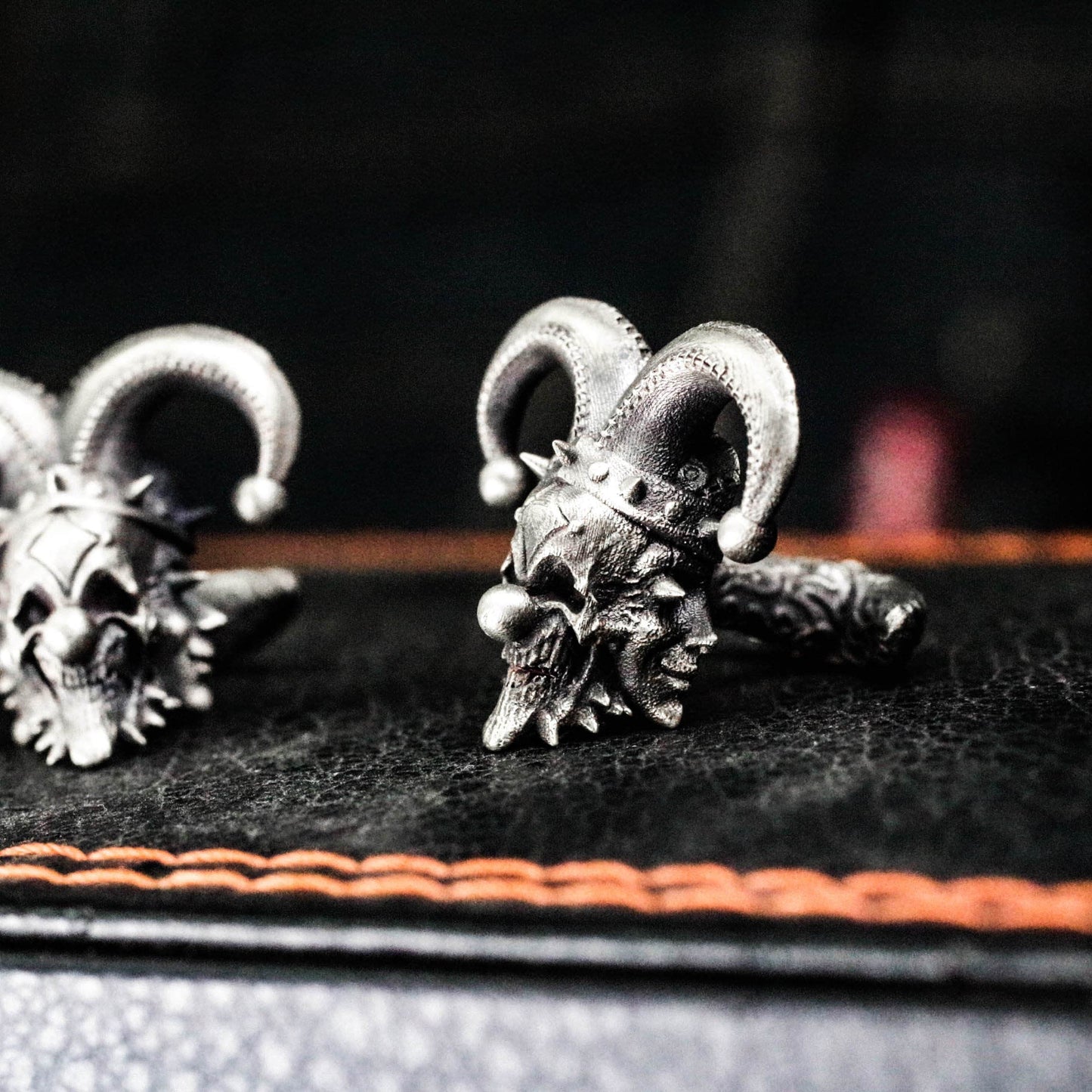 Clown Muppet Doll Cufflinks, Wedding Gift - 925 Sterling Silver Handmade