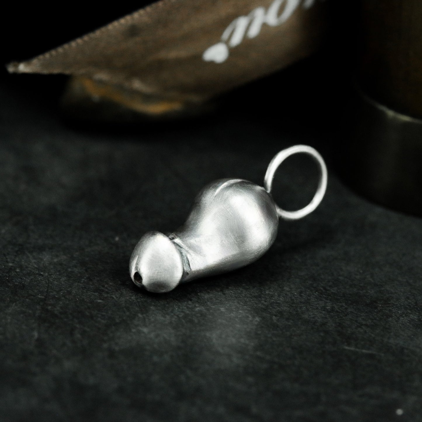 Male Genital Pendant ¨C 925 Sterling Silver Handmade