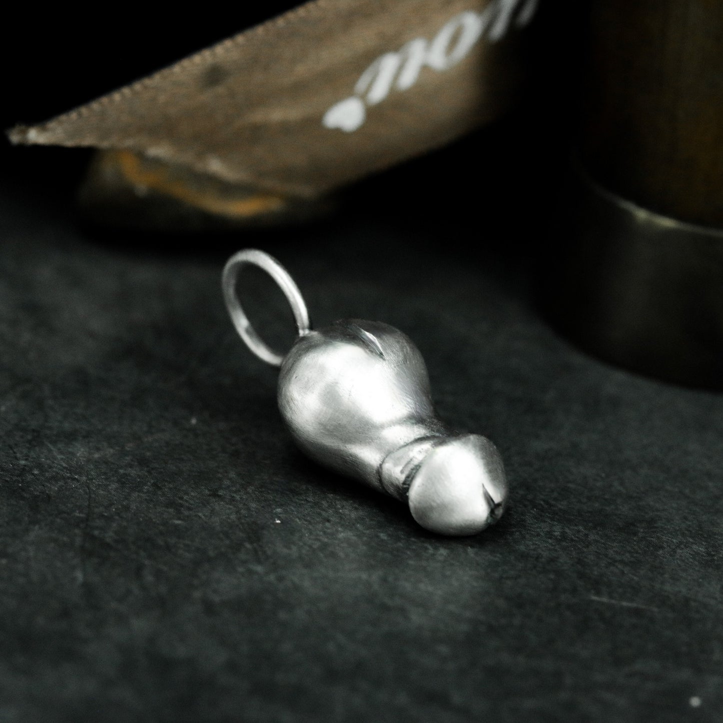 Male Genital Pendant ¨C 925 Sterling Silver Handmade