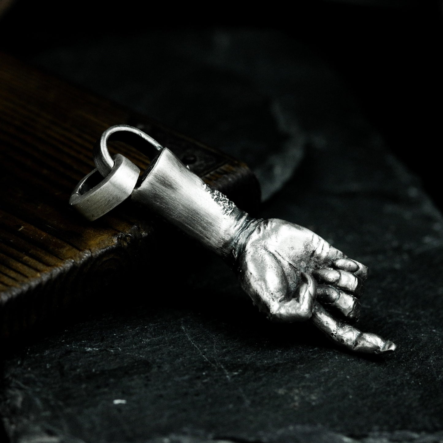 Severed Hand Pendant ¨C 925 Silver Handmade