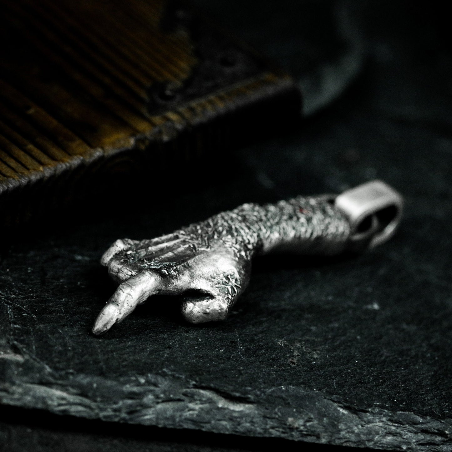 Severed Hand Pendant ¨C 925 Silver Handmade