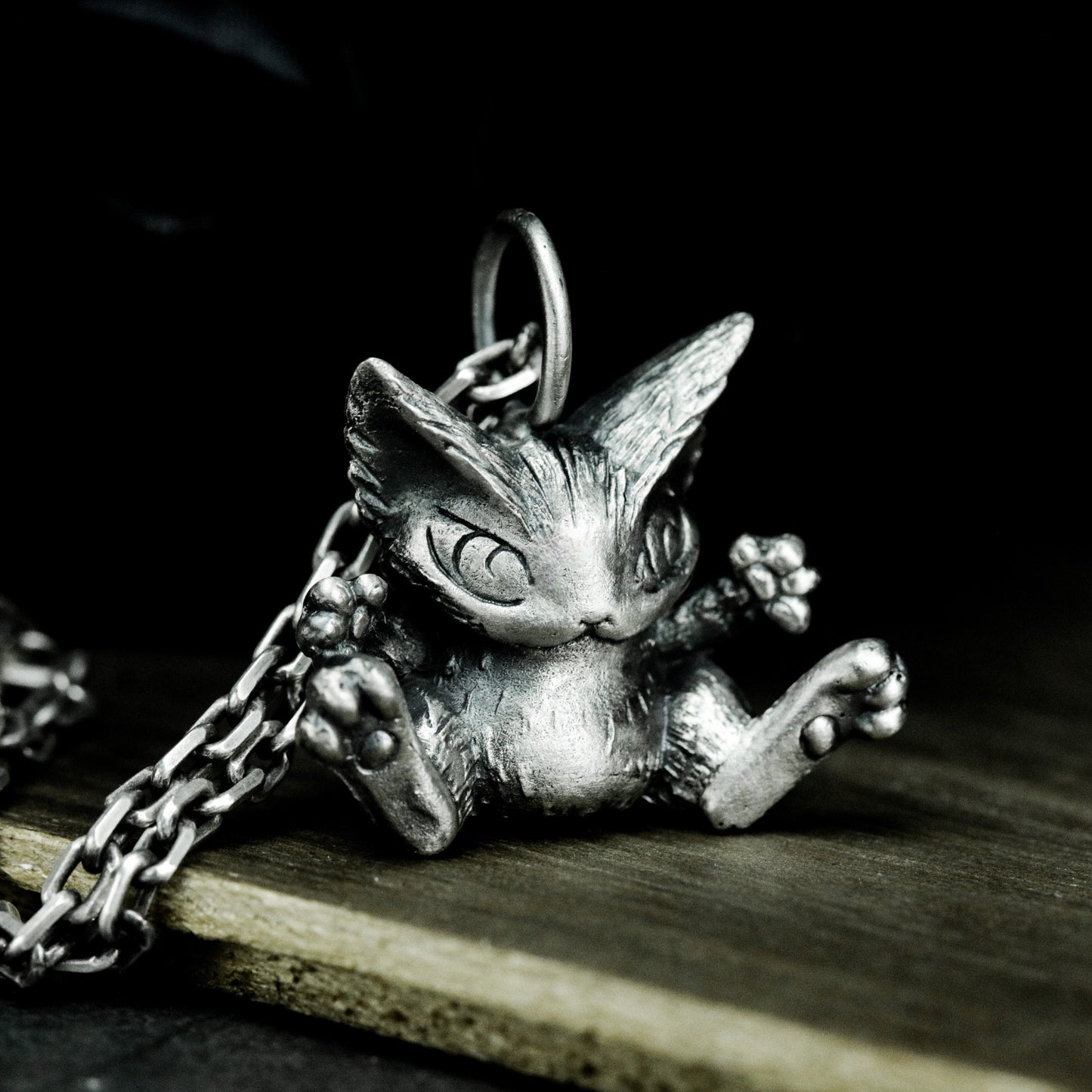 Fox Spirit Pendant - 925 Silver Handmade Forest Guardian