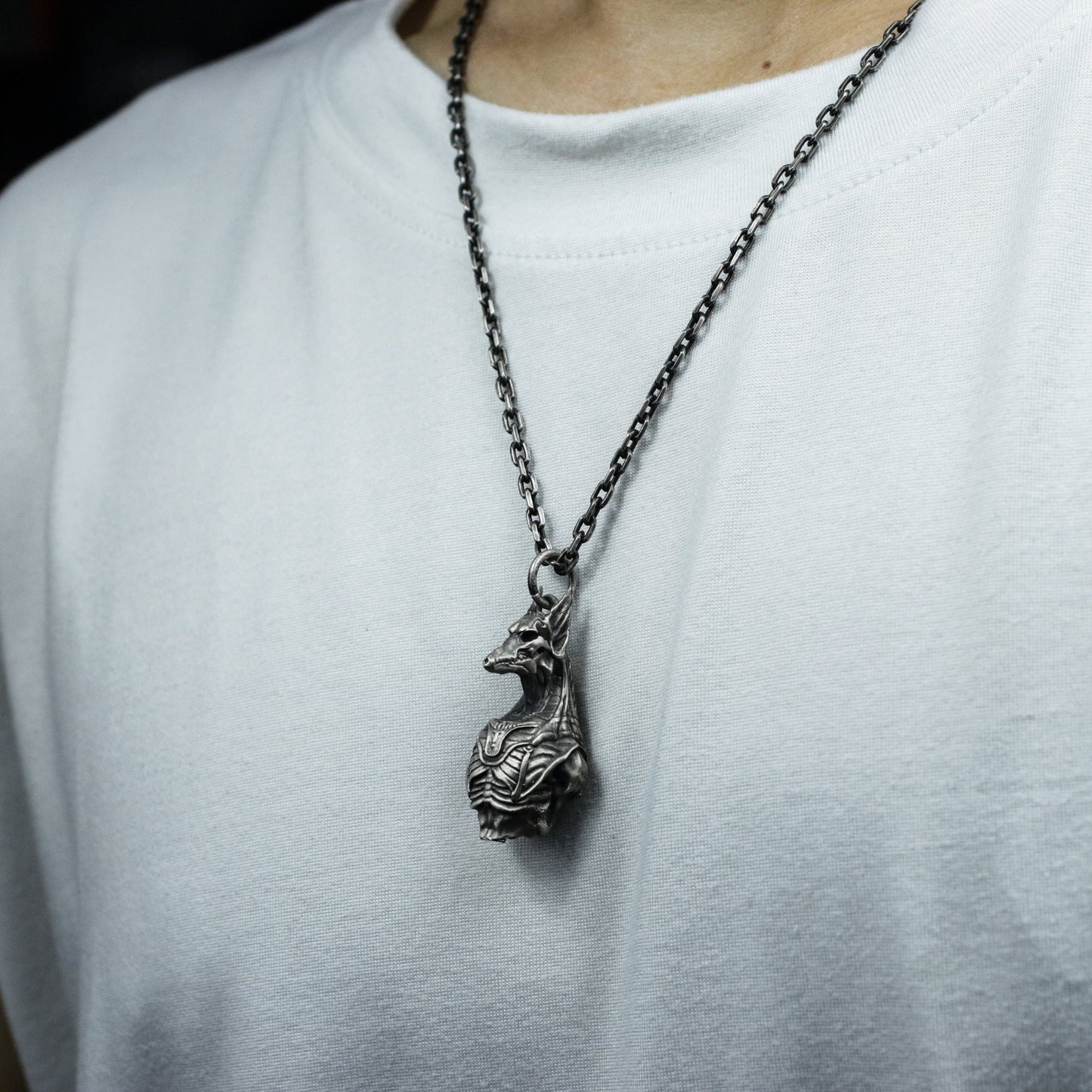 Anubis Pendant ¨C 925 Silver Handmade