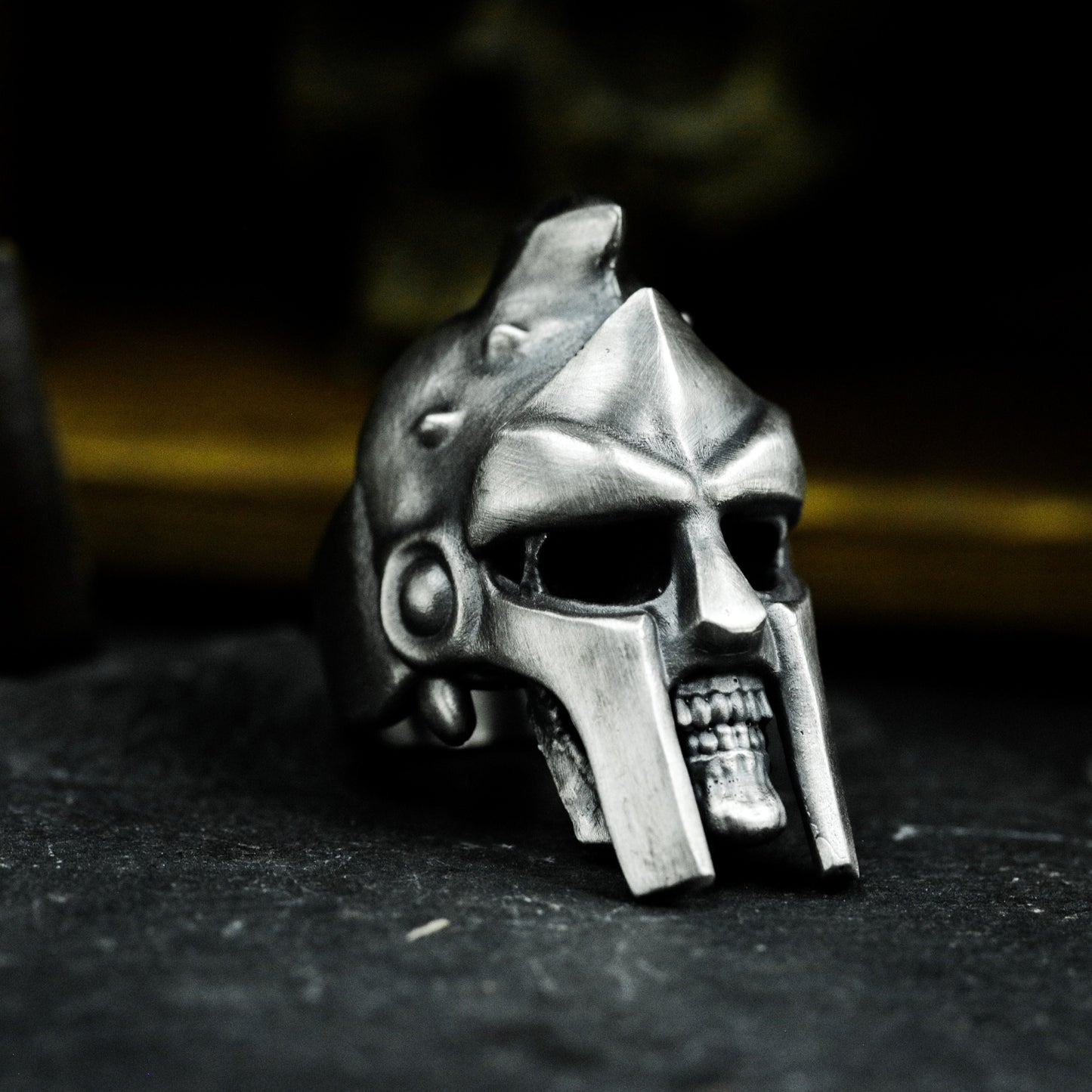 Spartan Skull Ring - 925 Silver Handmade