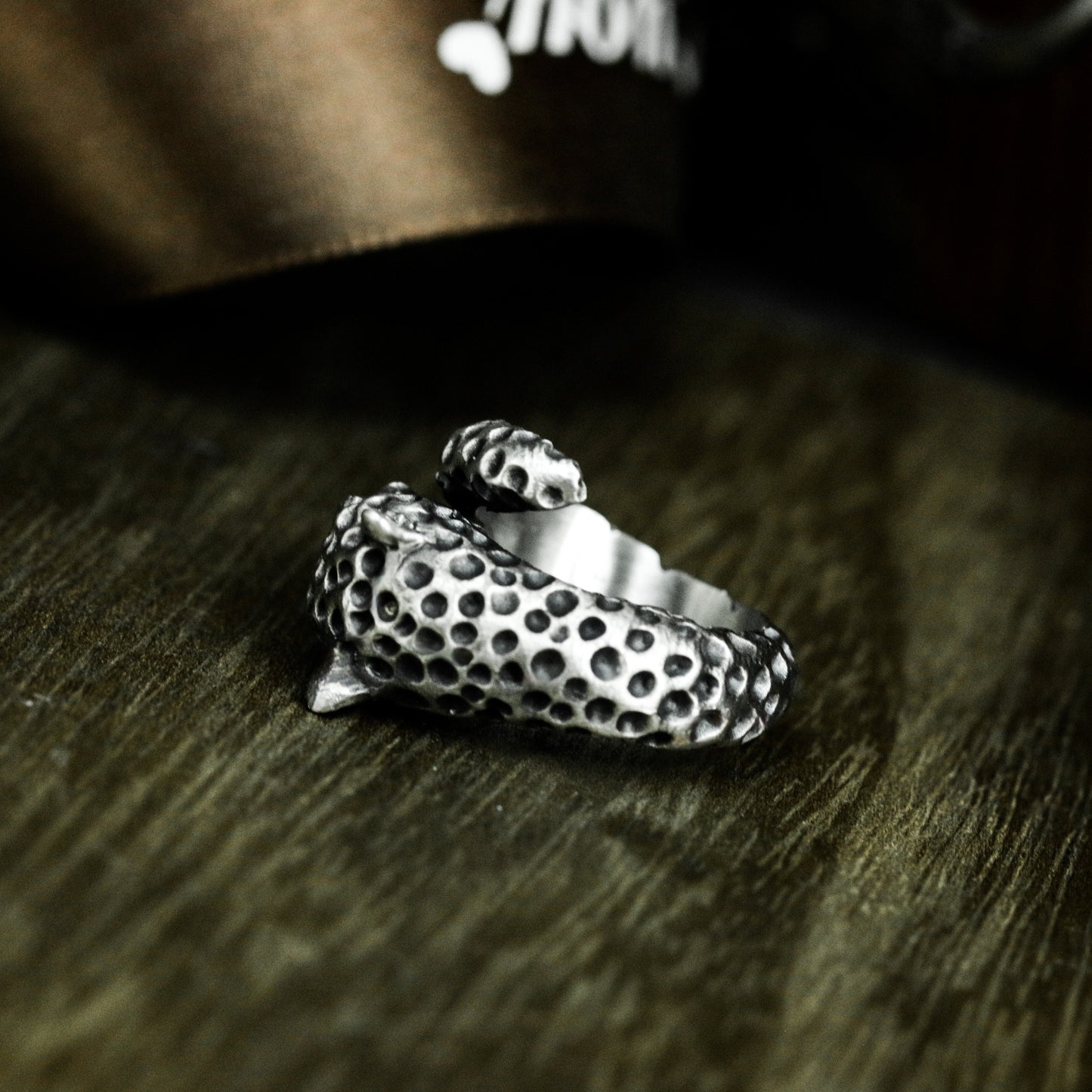 Leopard Wrap Ring ¨C 925 Sterling Silver Handmade