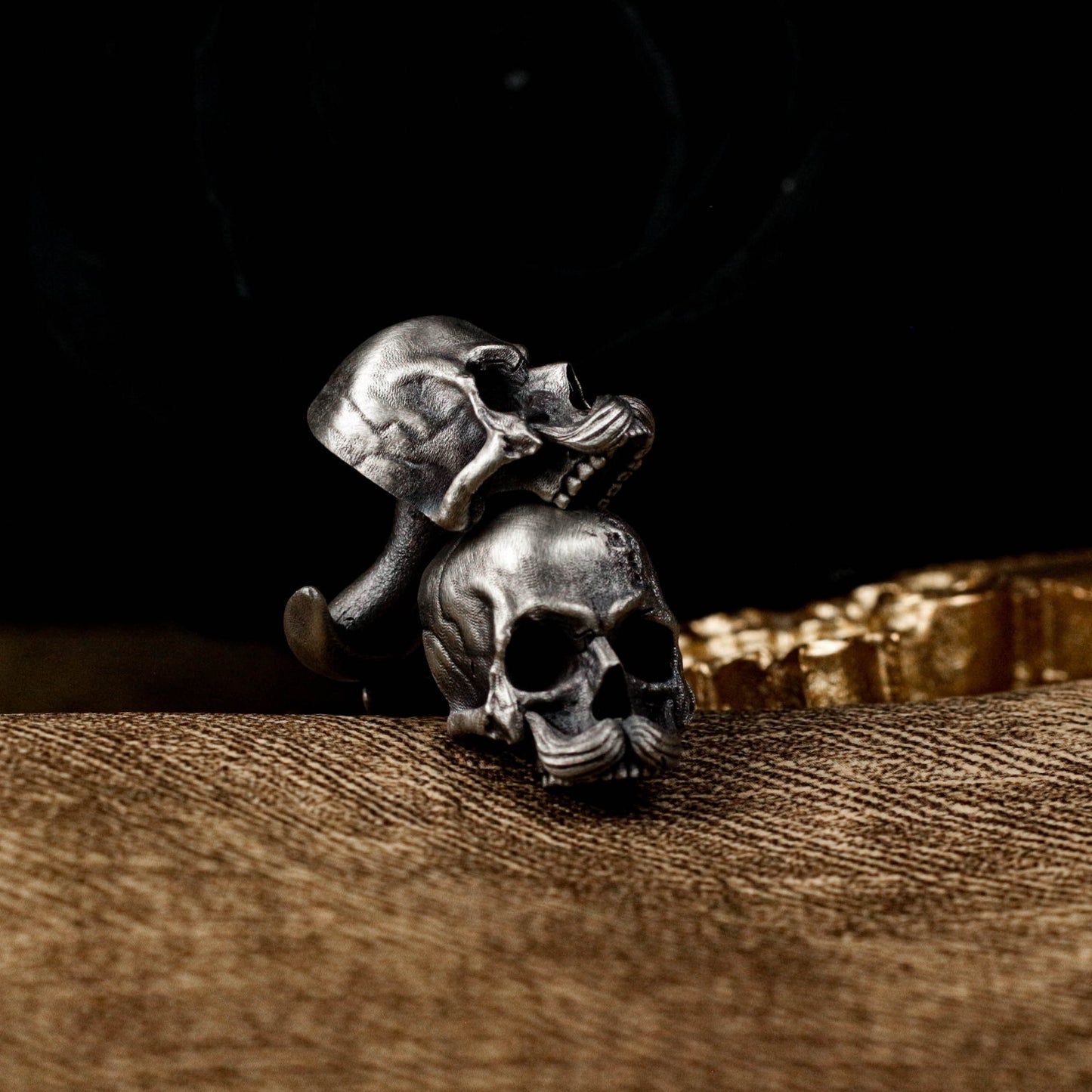 Bearded Skull Cufflinks - 925 Silver Handmade