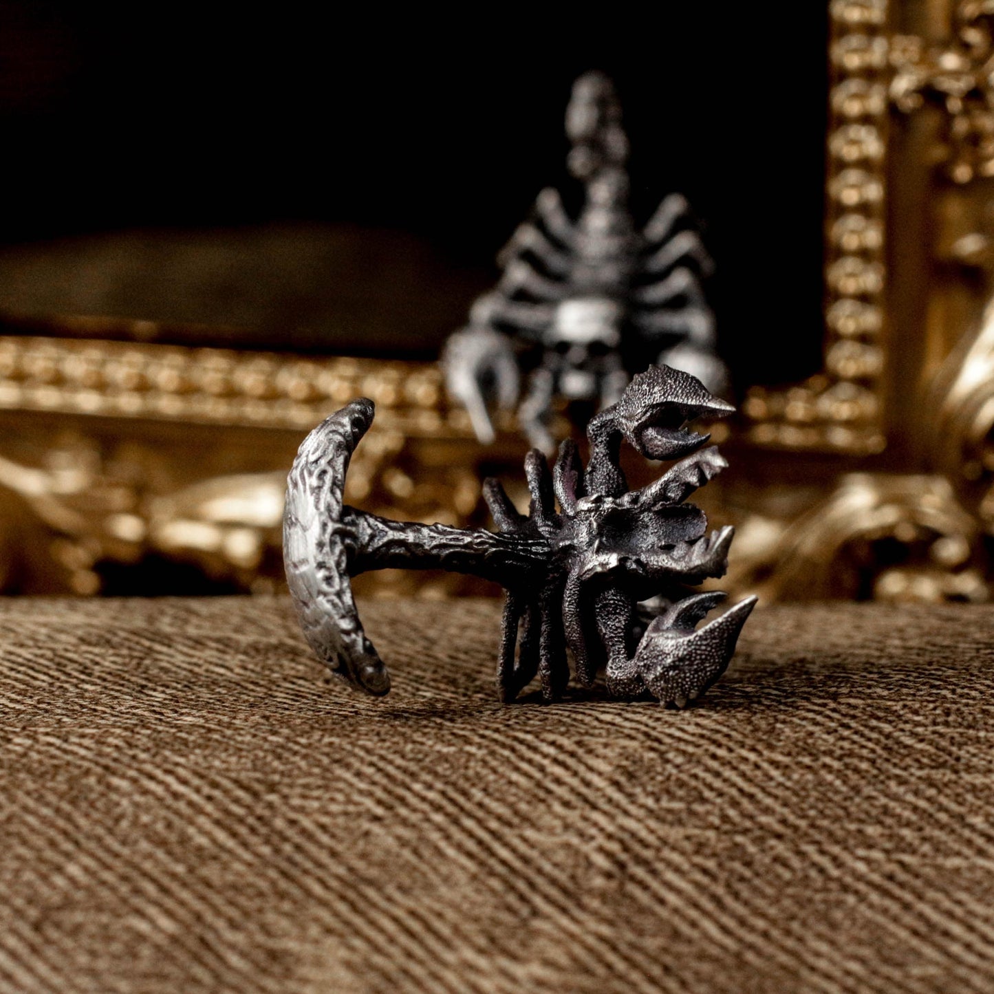 Real Scorpion Cufflinks - Handmade 925 Silver