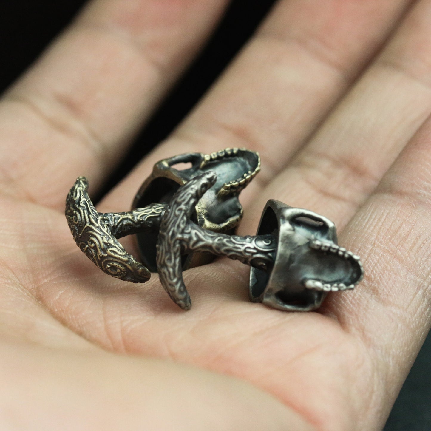 Skull Cufflinks - 925 Silver Handmade