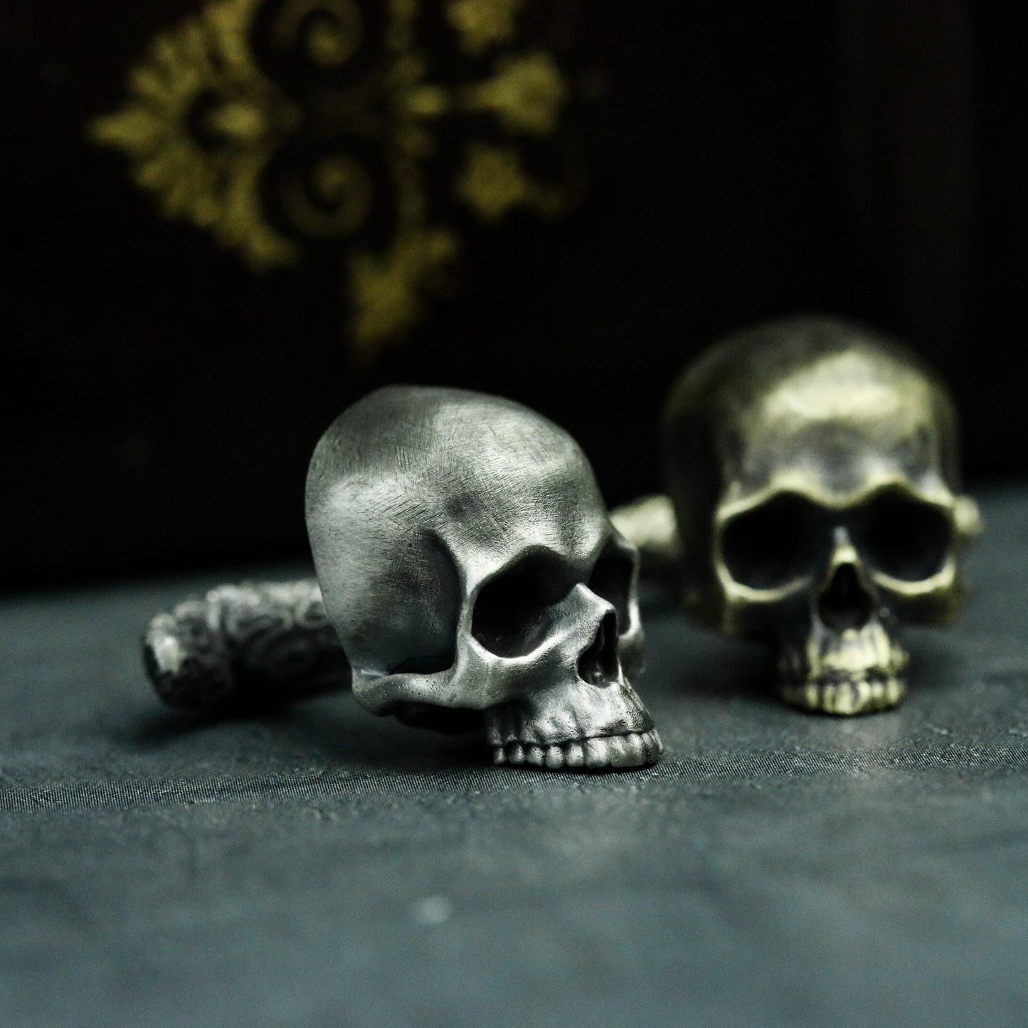 Skull Cufflinks - 925 Silver Handmade
