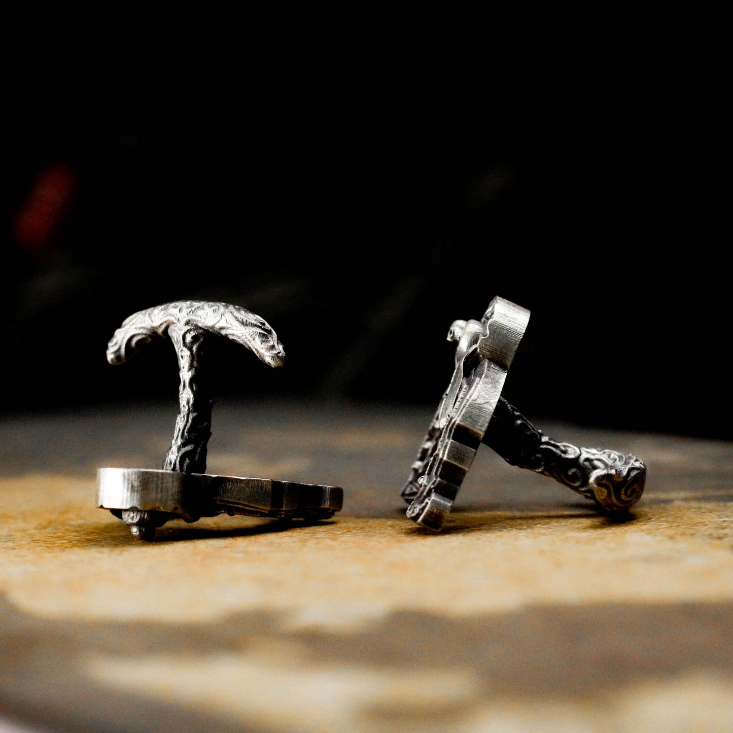 Maya Priestly Talisman Cufflinks - 925 Silver Handmade