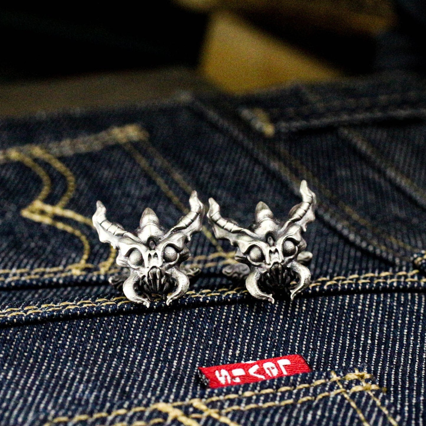 Praying Mantis Cufflinks - 925 Silver Handmade