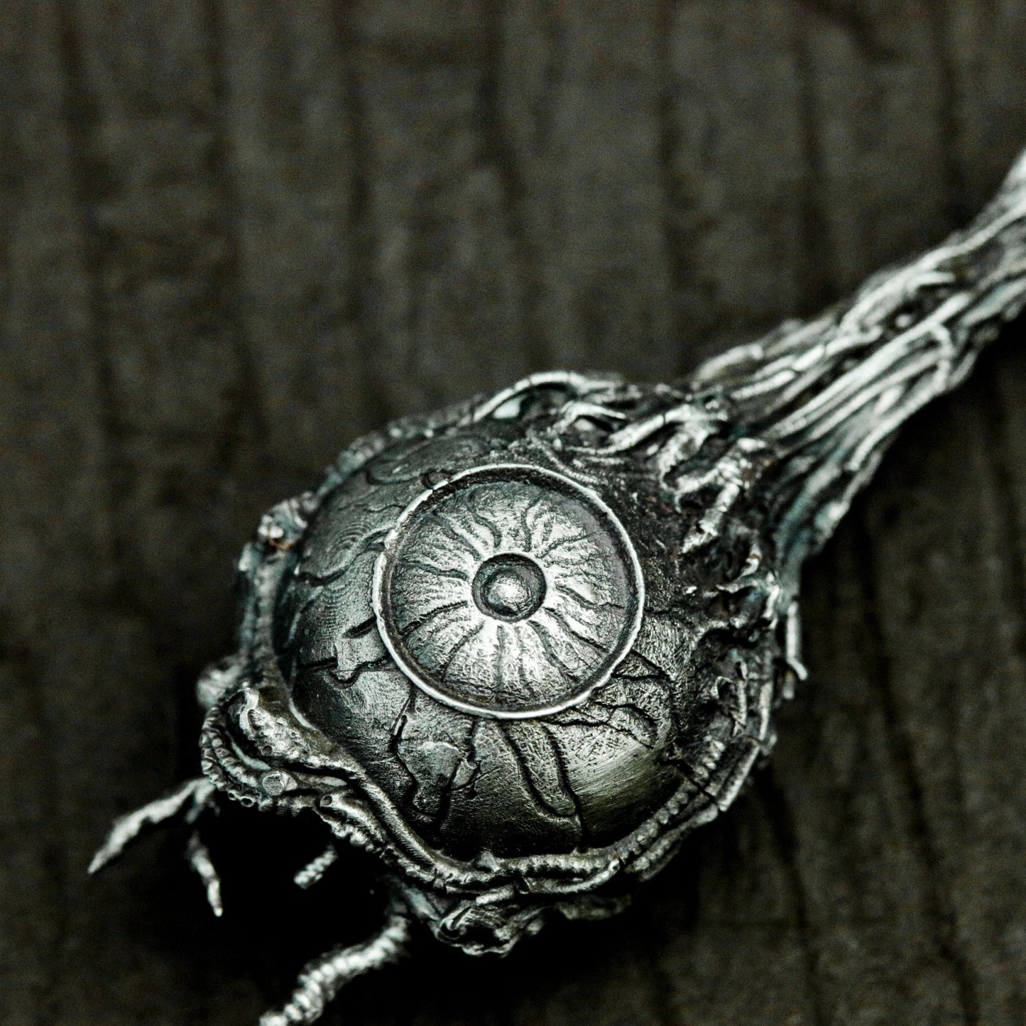 Bleeding Eyeball Pendant ¨C 925 Sterling Silver Handmade