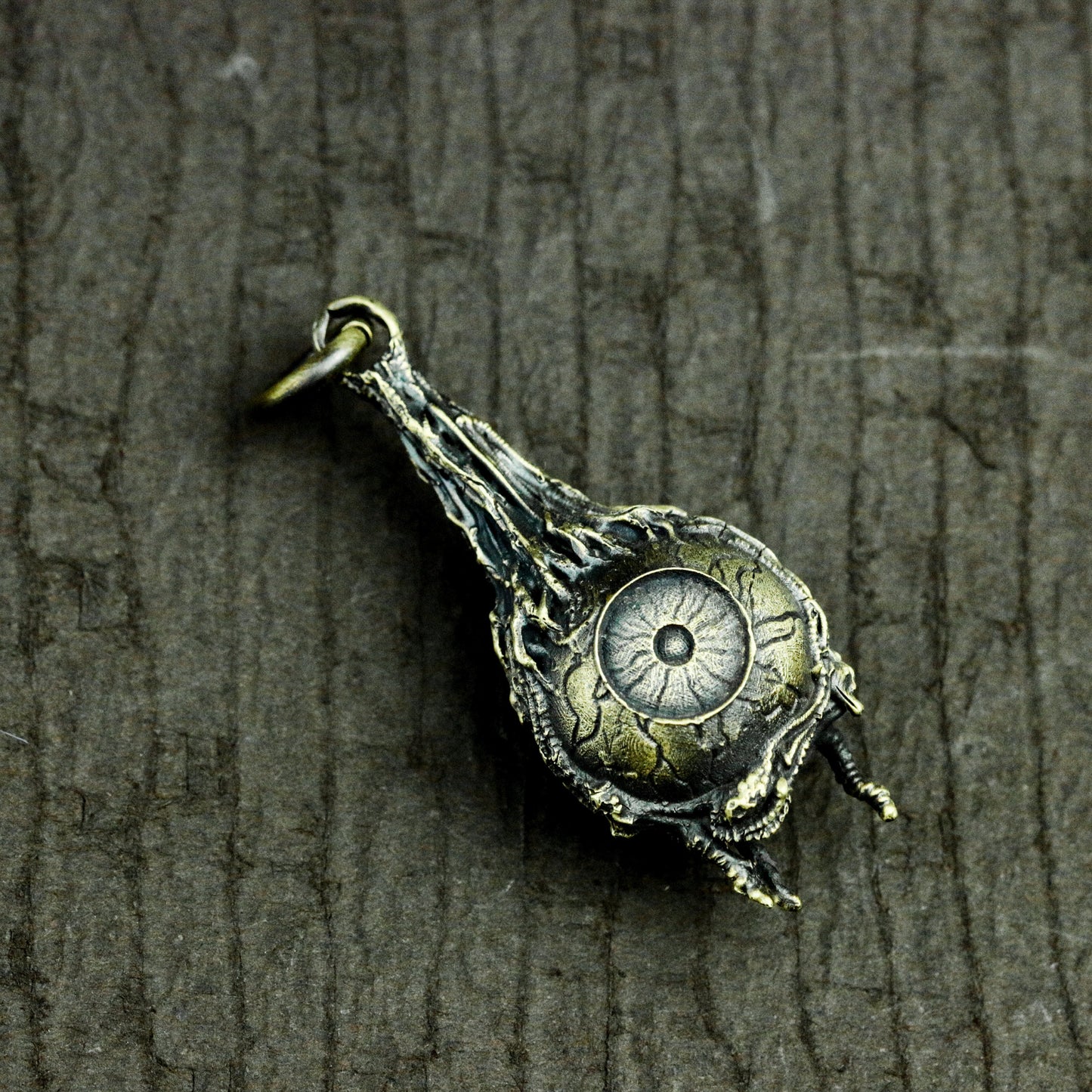 Bleeding Eyeball Pendant ¨C 925 Sterling Silver Handmade