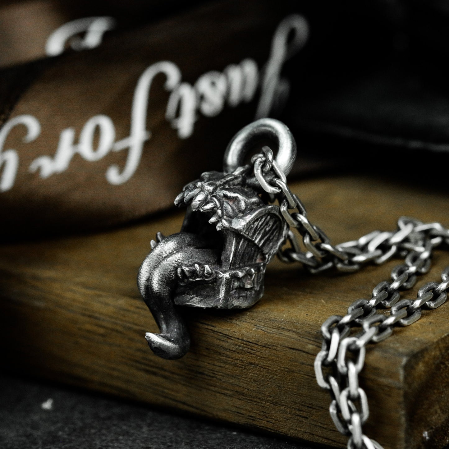 Mimic Chest Pendant ¨C 925 Silver Handmade