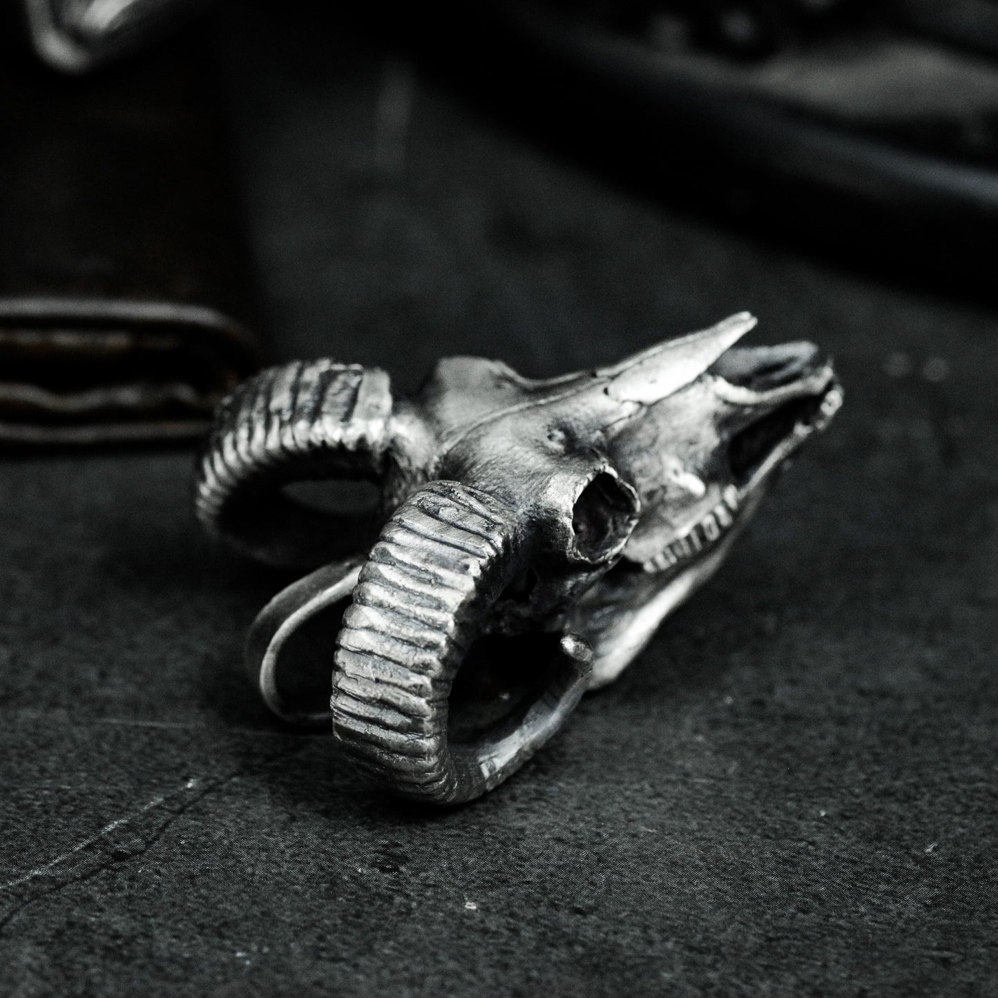 Beast Skull Pendant - 925 Silver Handmade