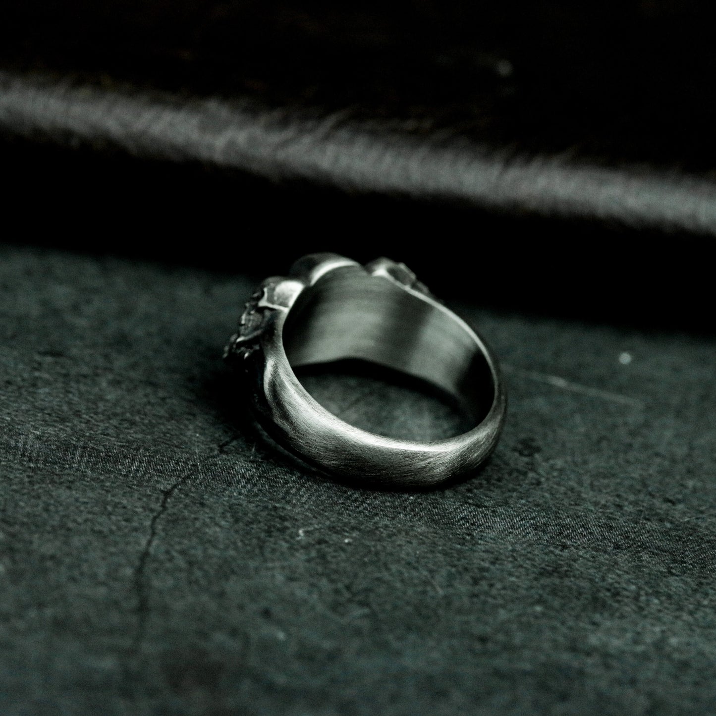 Biker Punk Skull Ring - 925 Silver Handmade