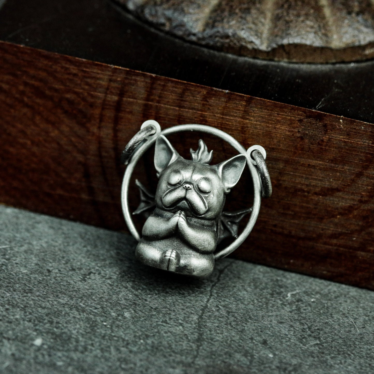 Cerberus Dog Pendant ¨C 925 Sterling Silver Handmade